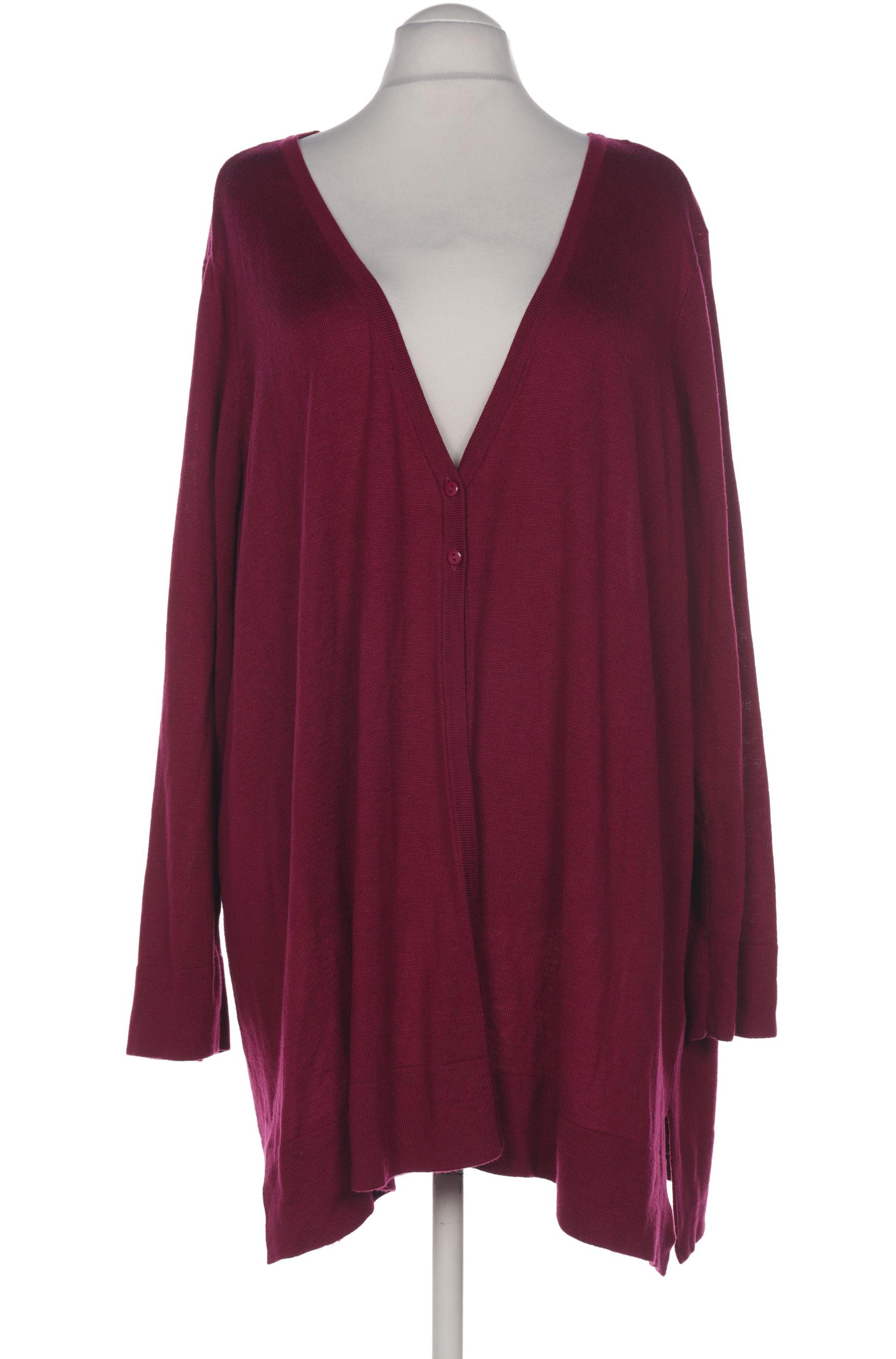 

Ulla Popken Damen Strickjacke, bordeaux, Gr. 54