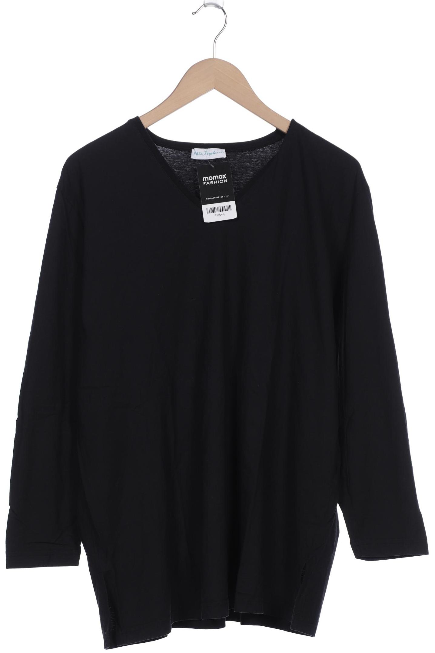 

Ulla Popken Damen Langarmshirt, schwarz, Gr. 46