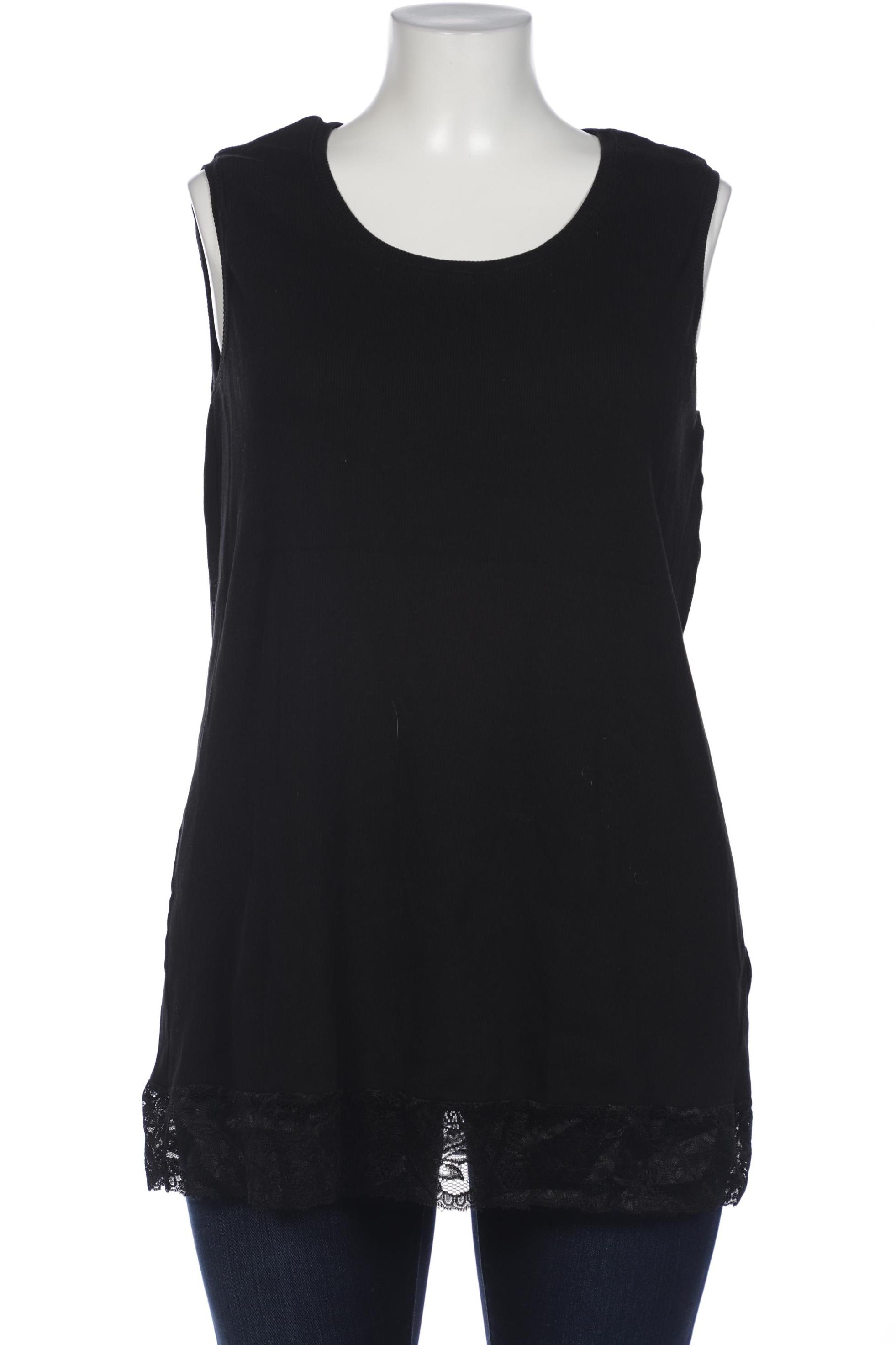 

Ulla Popken Damen Top, schwarz, Gr. 46