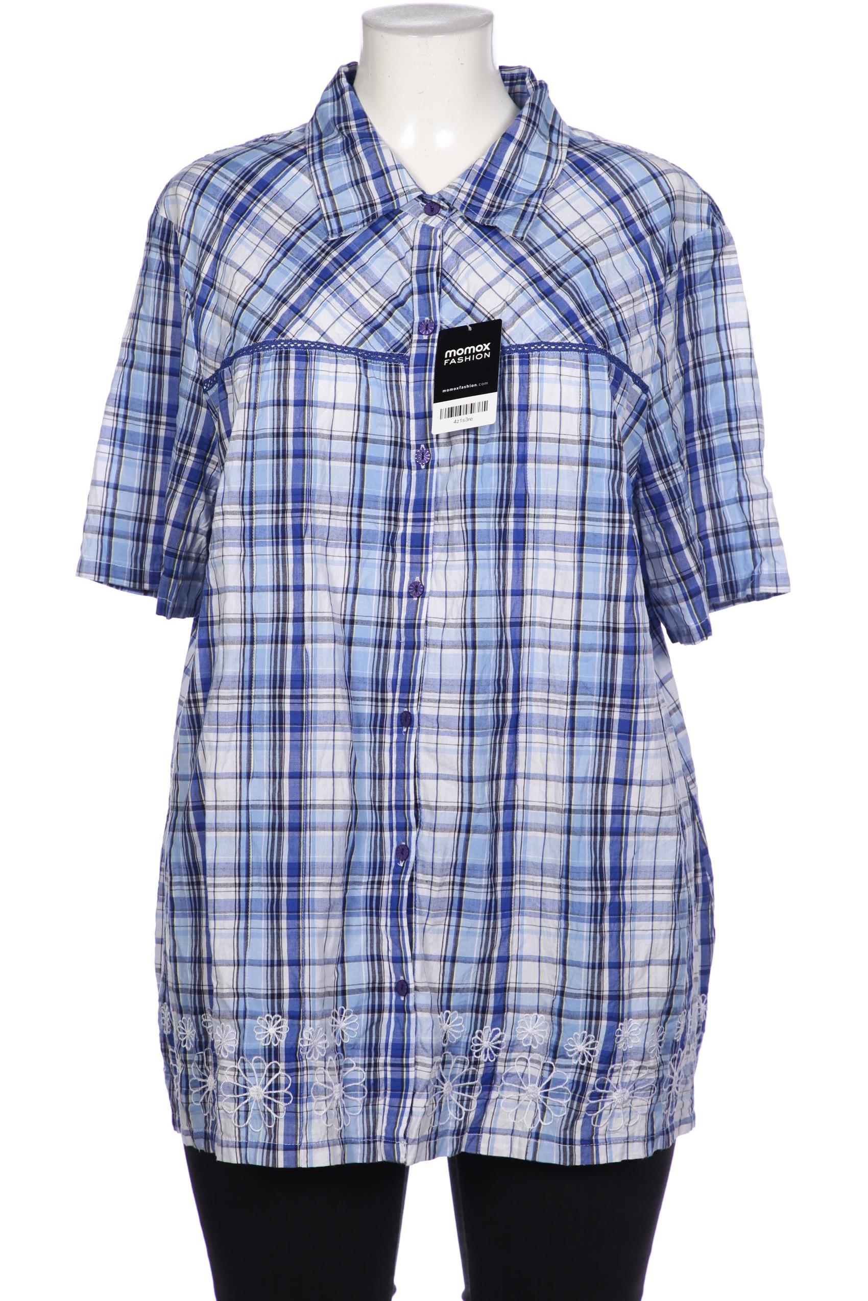 

Ulla Popken Damen Bluse, blau, Gr. 50