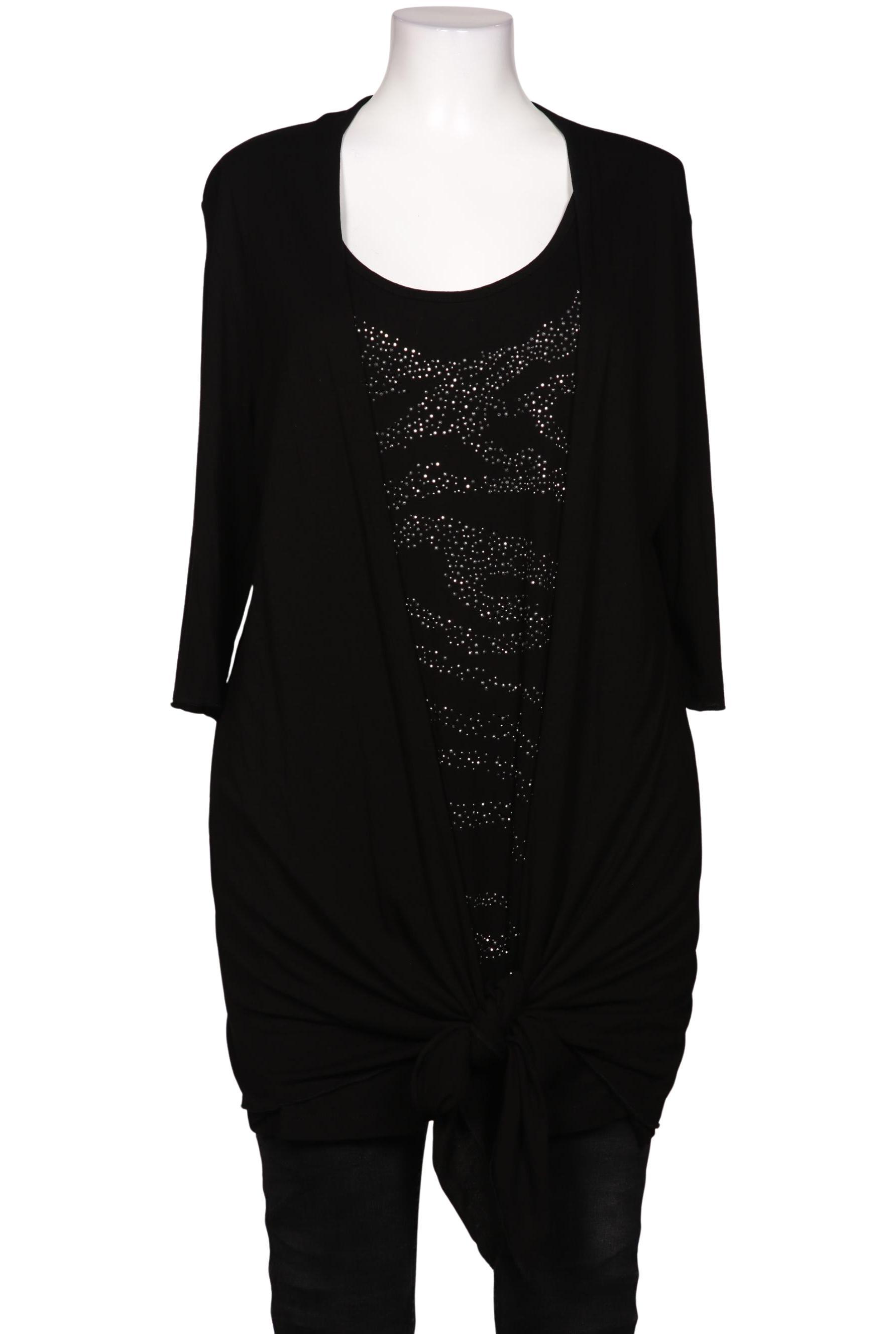 

Ulla Popken Damen Strickjacke, schwarz, Gr. 46