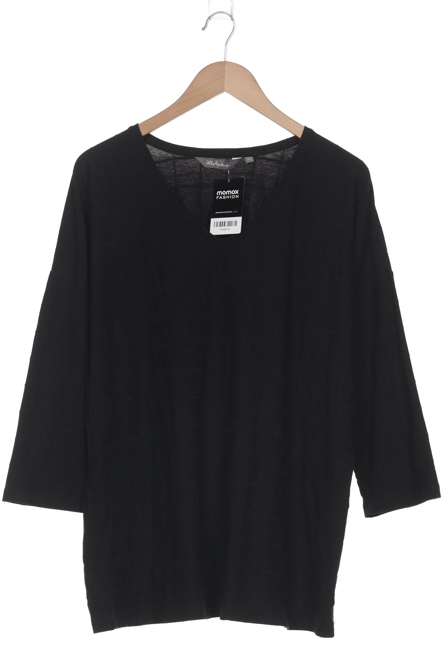 

Ulla Popken Damen Langarmshirt, schwarz, Gr. 46