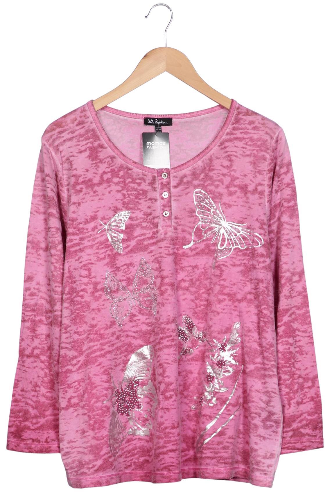 

Ulla Popken Damen Langarmshirt, pink, Gr. 42