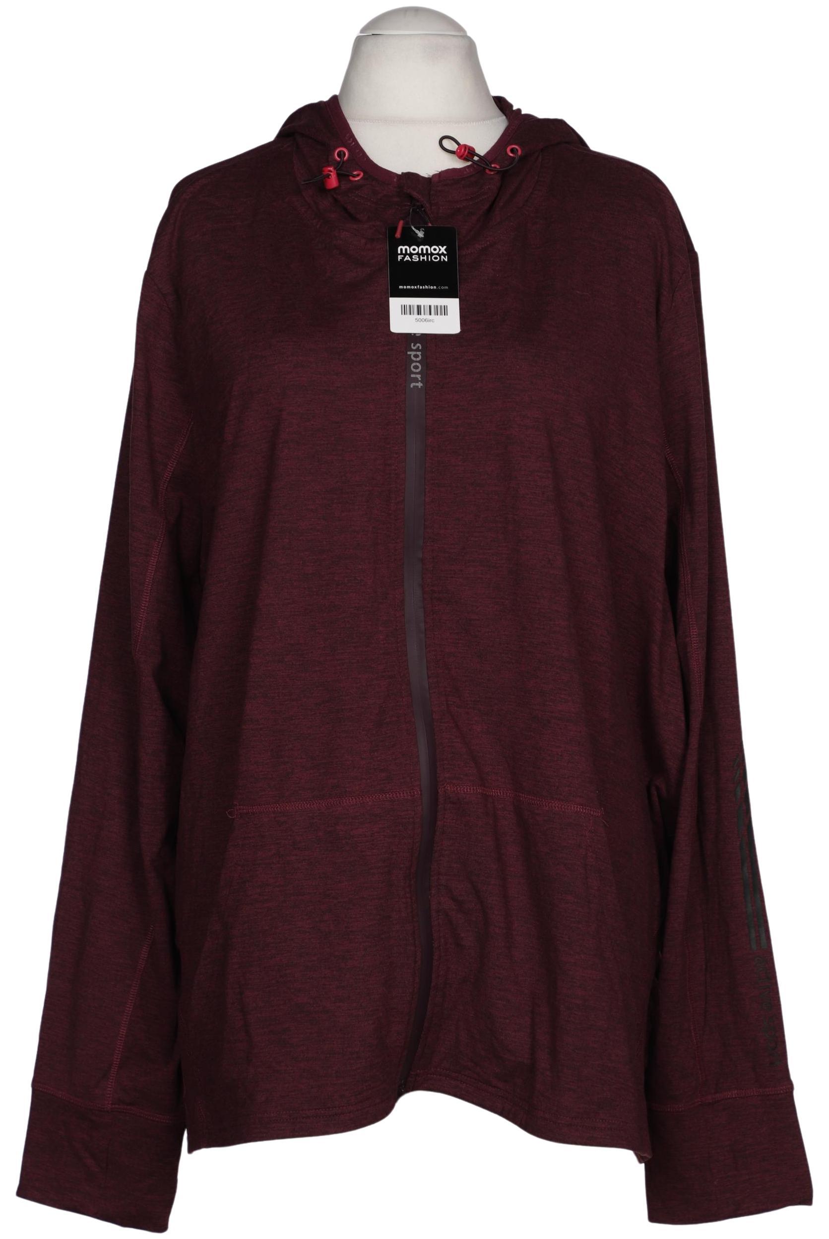 

Ulla Popken Damen Kapuzenpullover, bordeaux, Gr. 66