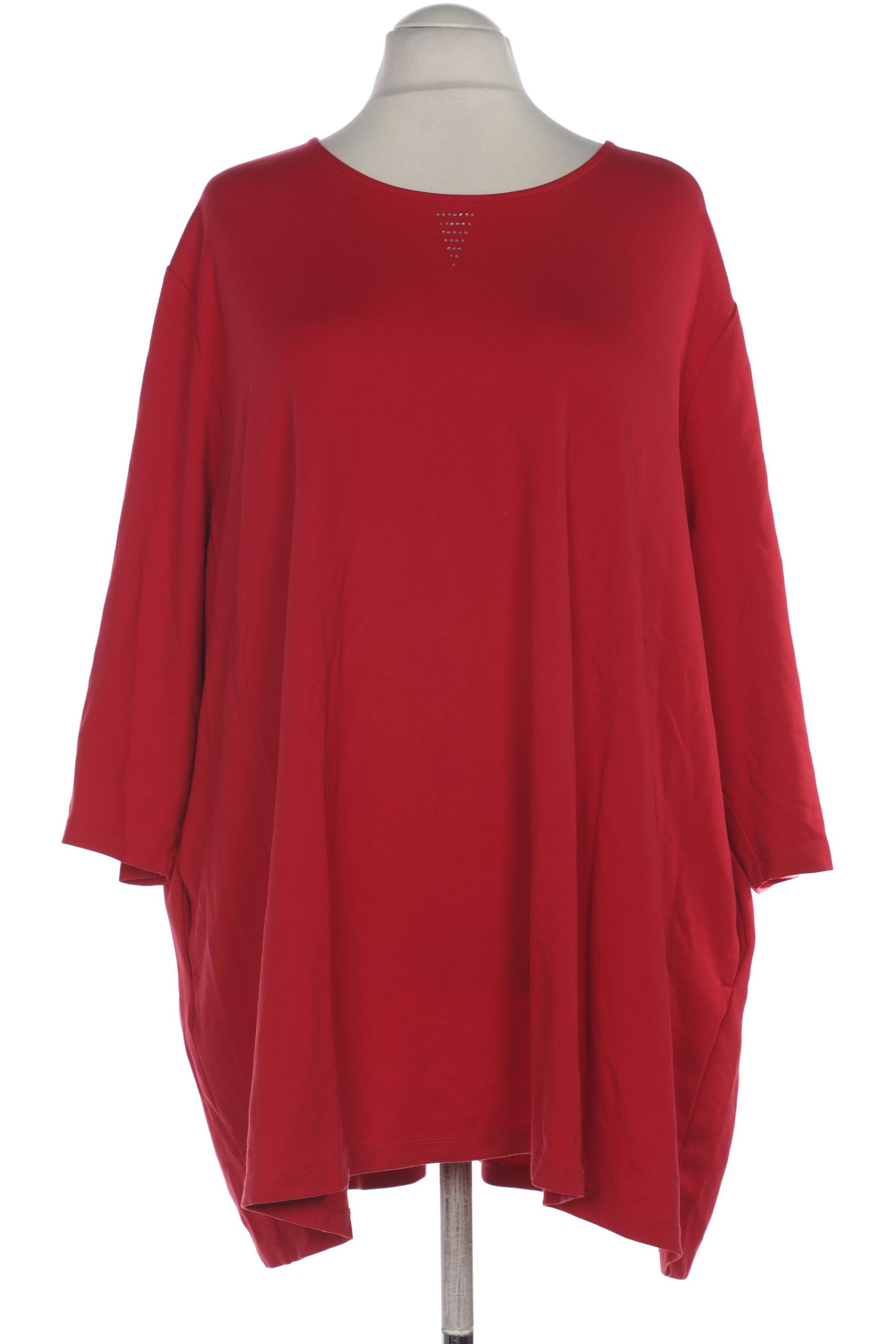 

Ulla Popken Damen T-Shirt, rot, Gr. 58