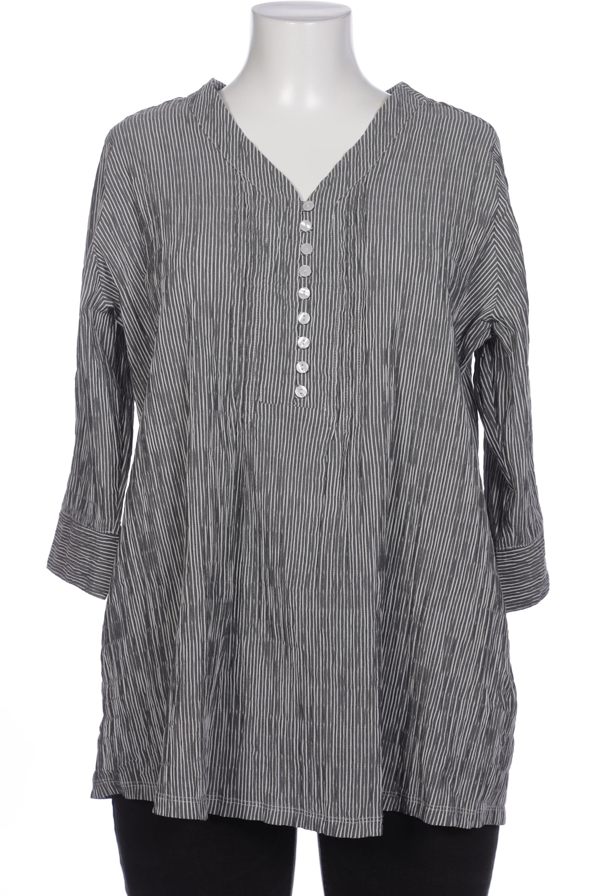 

Ulla Popken Damen Bluse, grau, Gr. 46