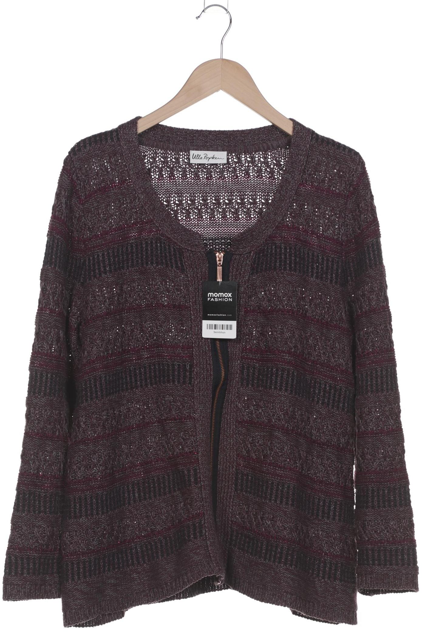 

Ulla Popken Damen Strickjacke, bordeaux, Gr. 46