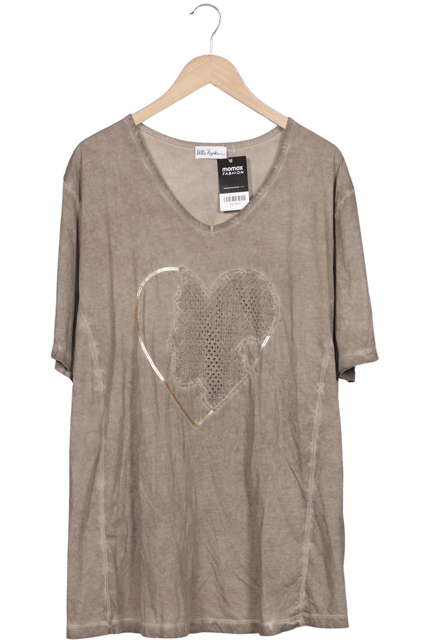 

Ulla Popken Damen T-Shirt, beige, Gr. 58