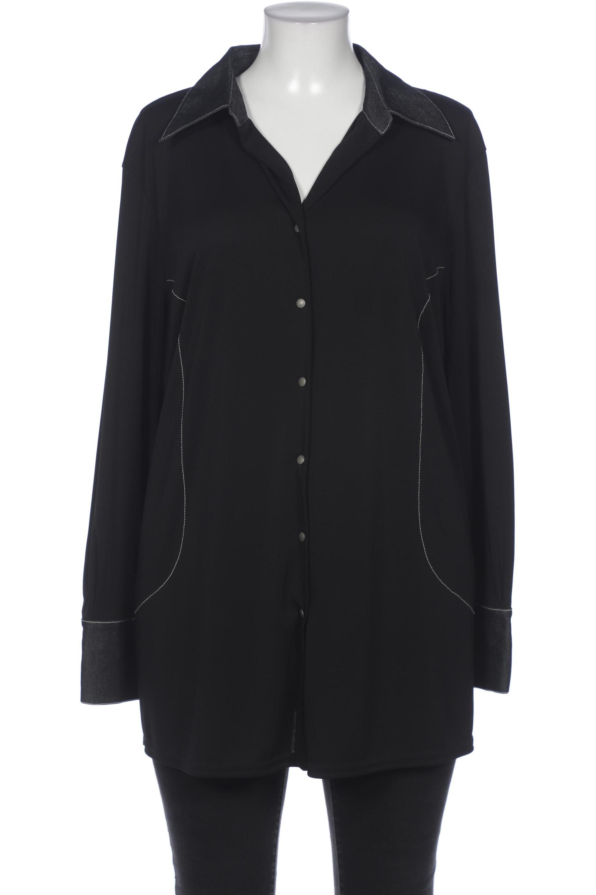 

Ulla Popken Damen Bluse, schwarz, Gr. 46