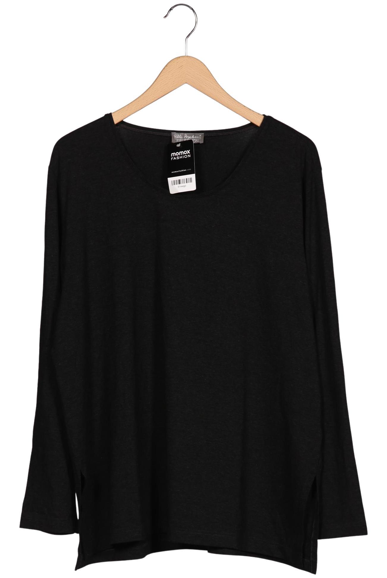 

Ulla Popken Damen Langarmshirt, grau, Gr. 50