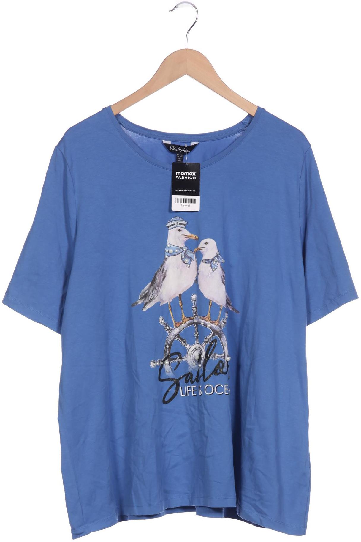 

Ulla Popken Damen T-Shirt, blau, Gr. 50