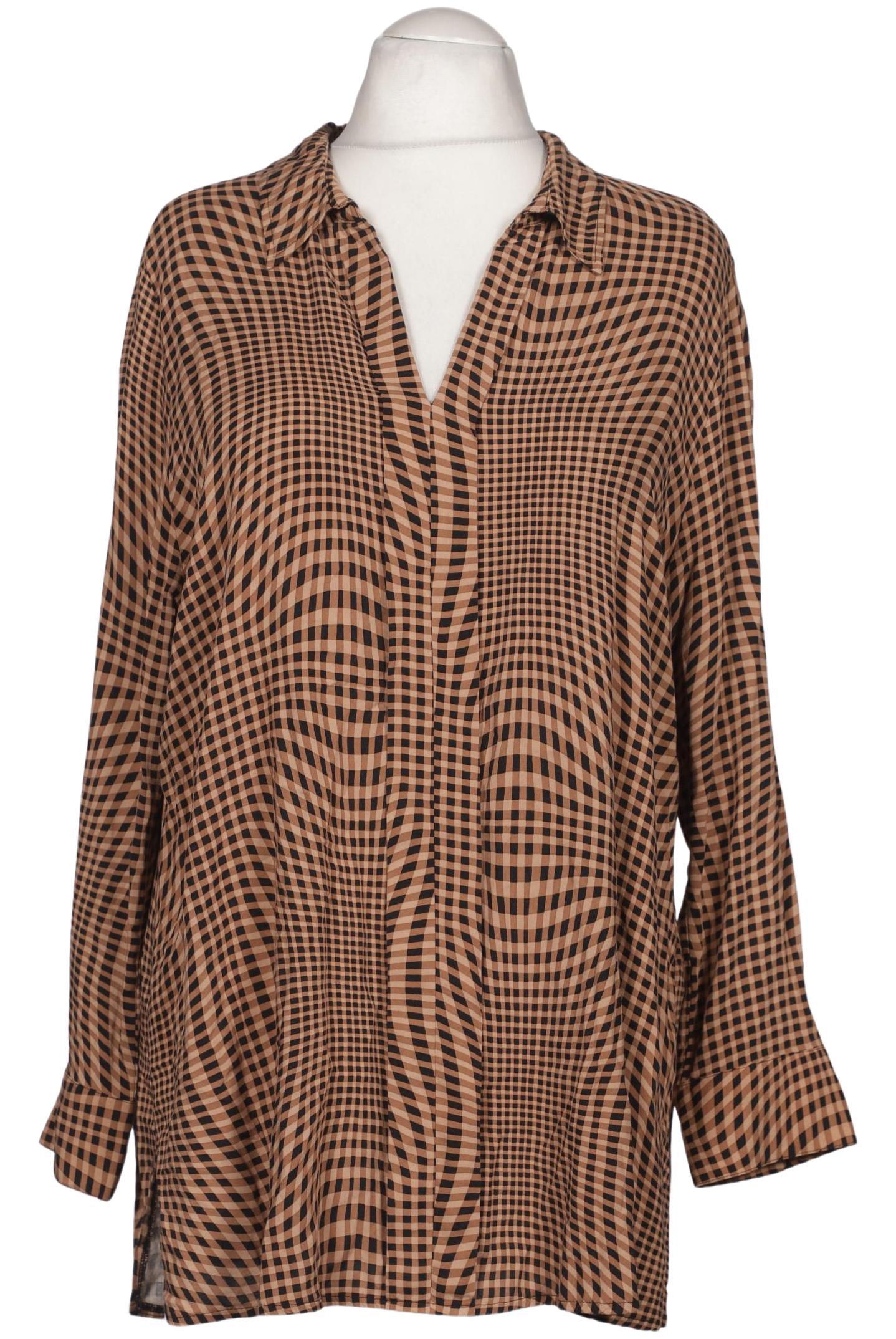 

Ulla Popken Damen Bluse, braun, Gr. 46