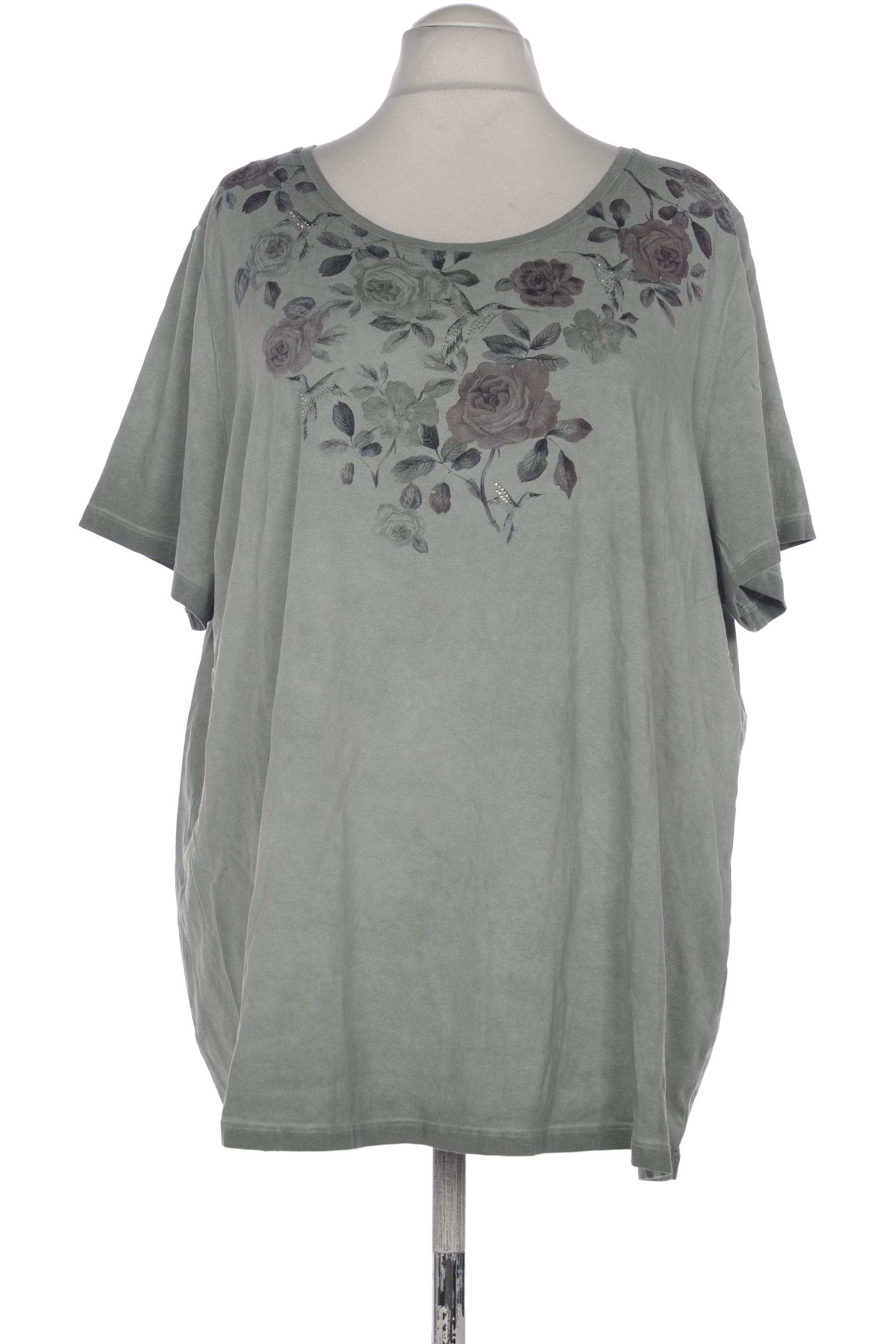 

Ulla Popken Damen T-Shirt, grau, Gr. 54