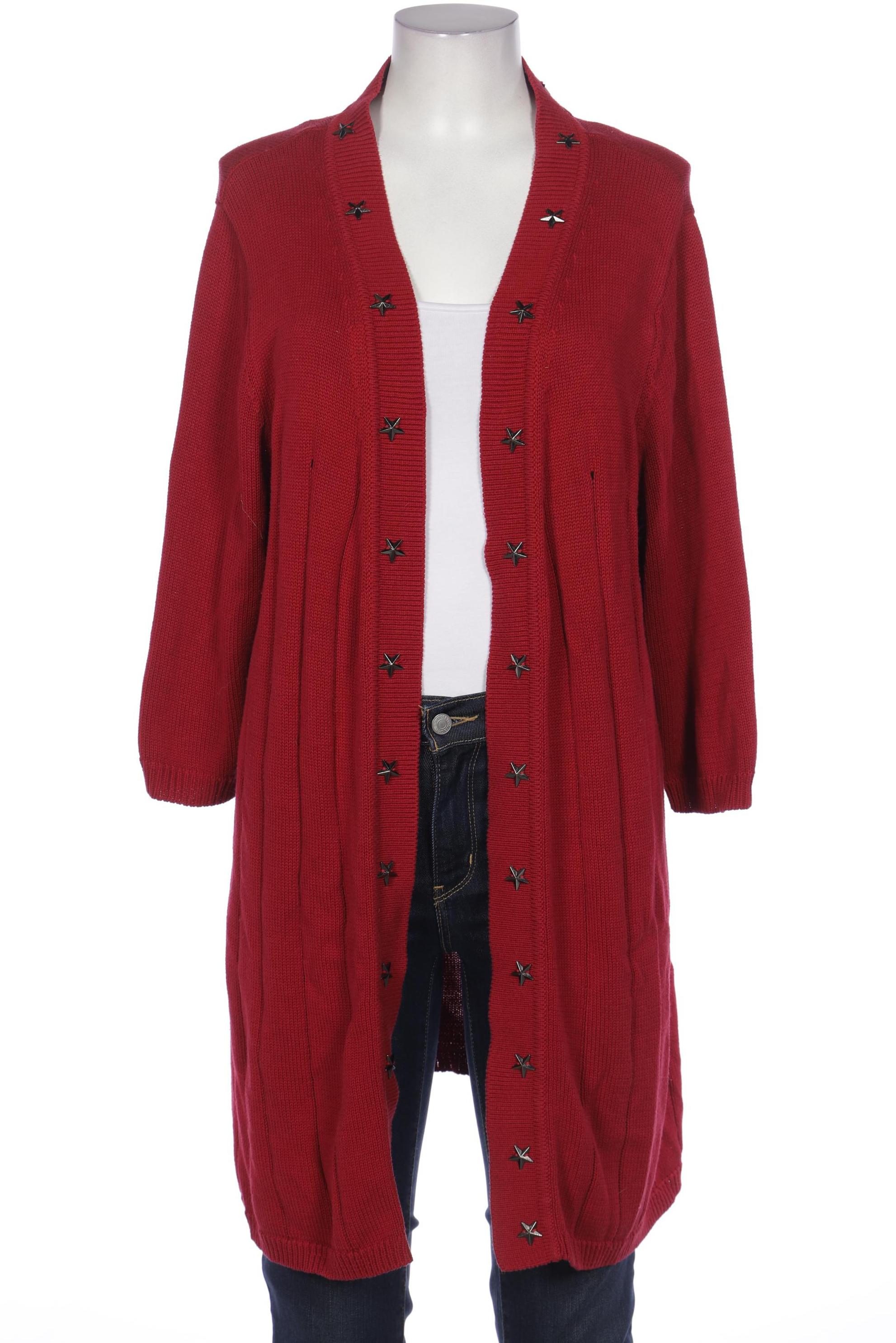 

Ulla Popken Damen Strickjacke, rot, Gr. 46