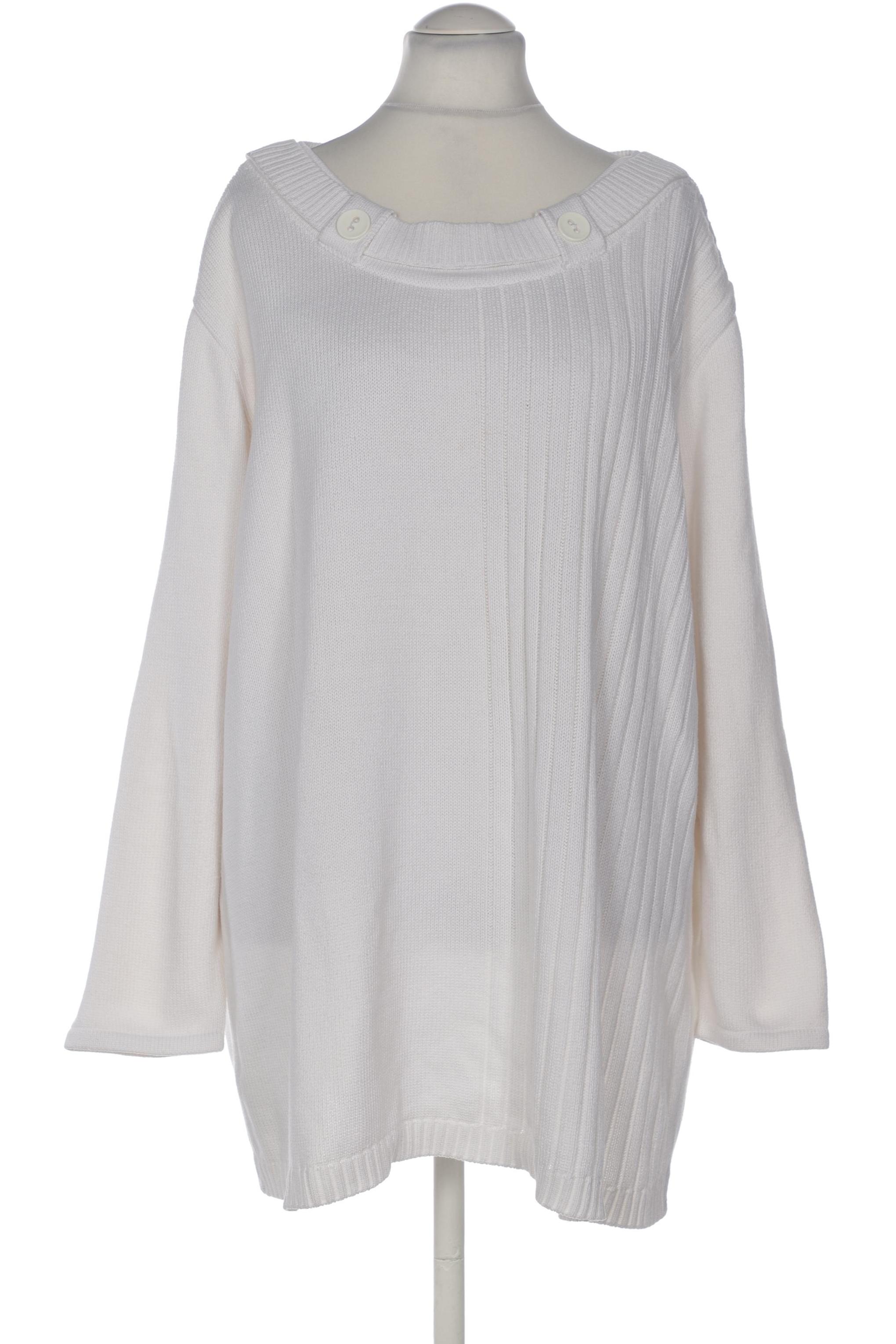 

Ulla Popken Damen Pullover, weiß, Gr. 54