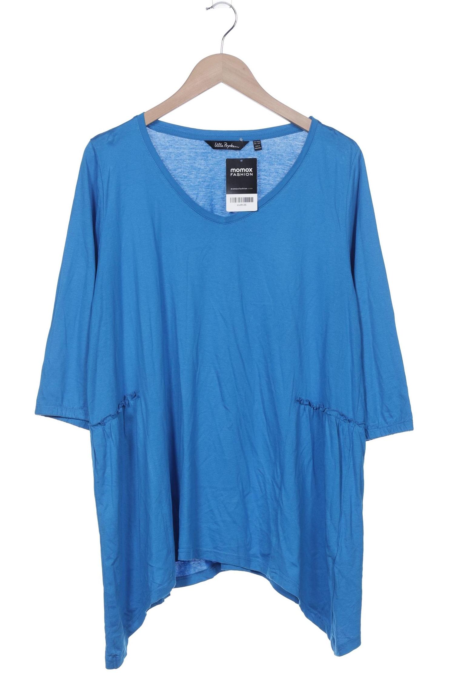 

Ulla Popken Damen Langarmshirt, blau, Gr. 46