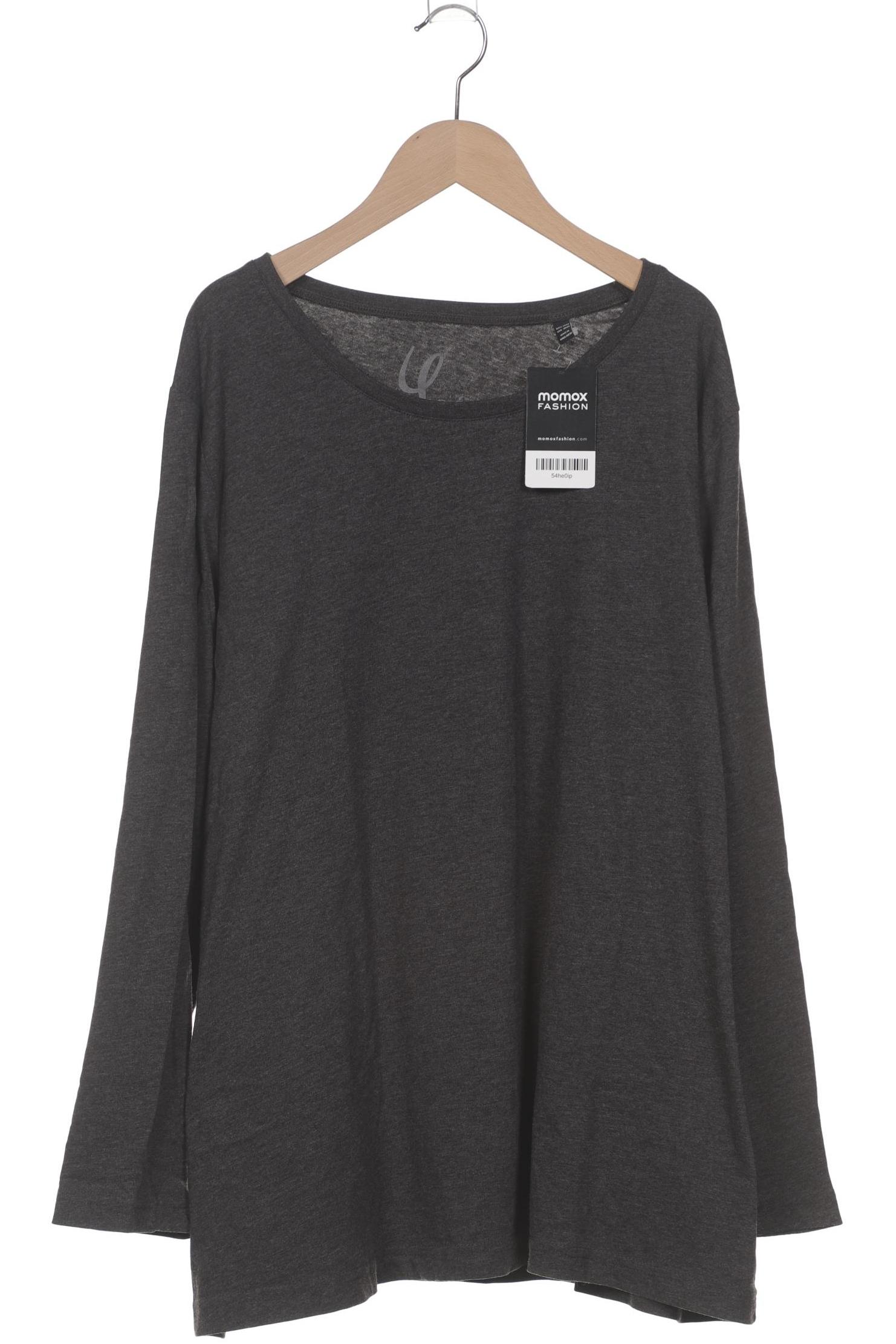 

Ulla Popken Damen Langarmshirt, grau, Gr. 50