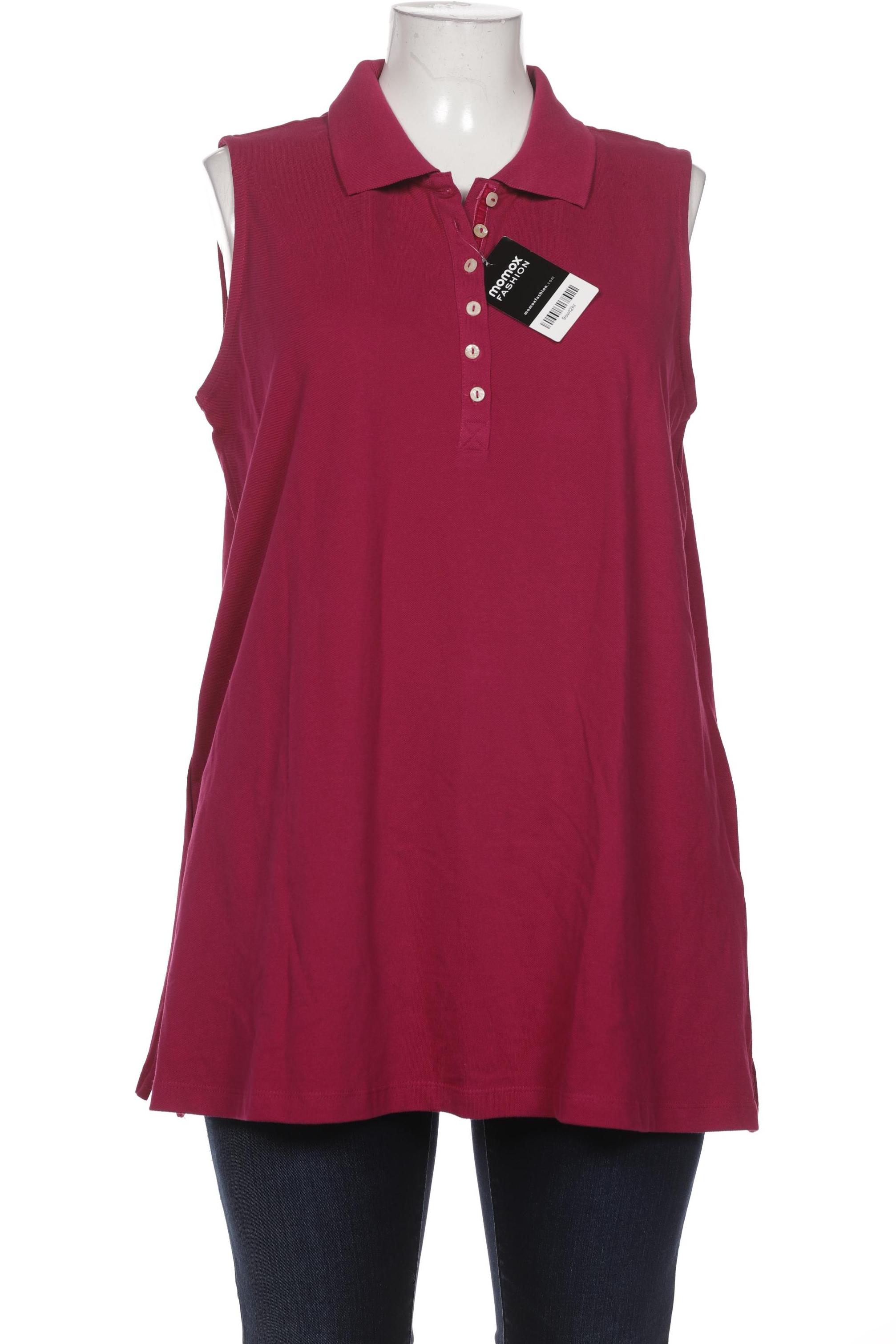 

Ulla Popken Damen Poloshirt, bordeaux, Gr. 46