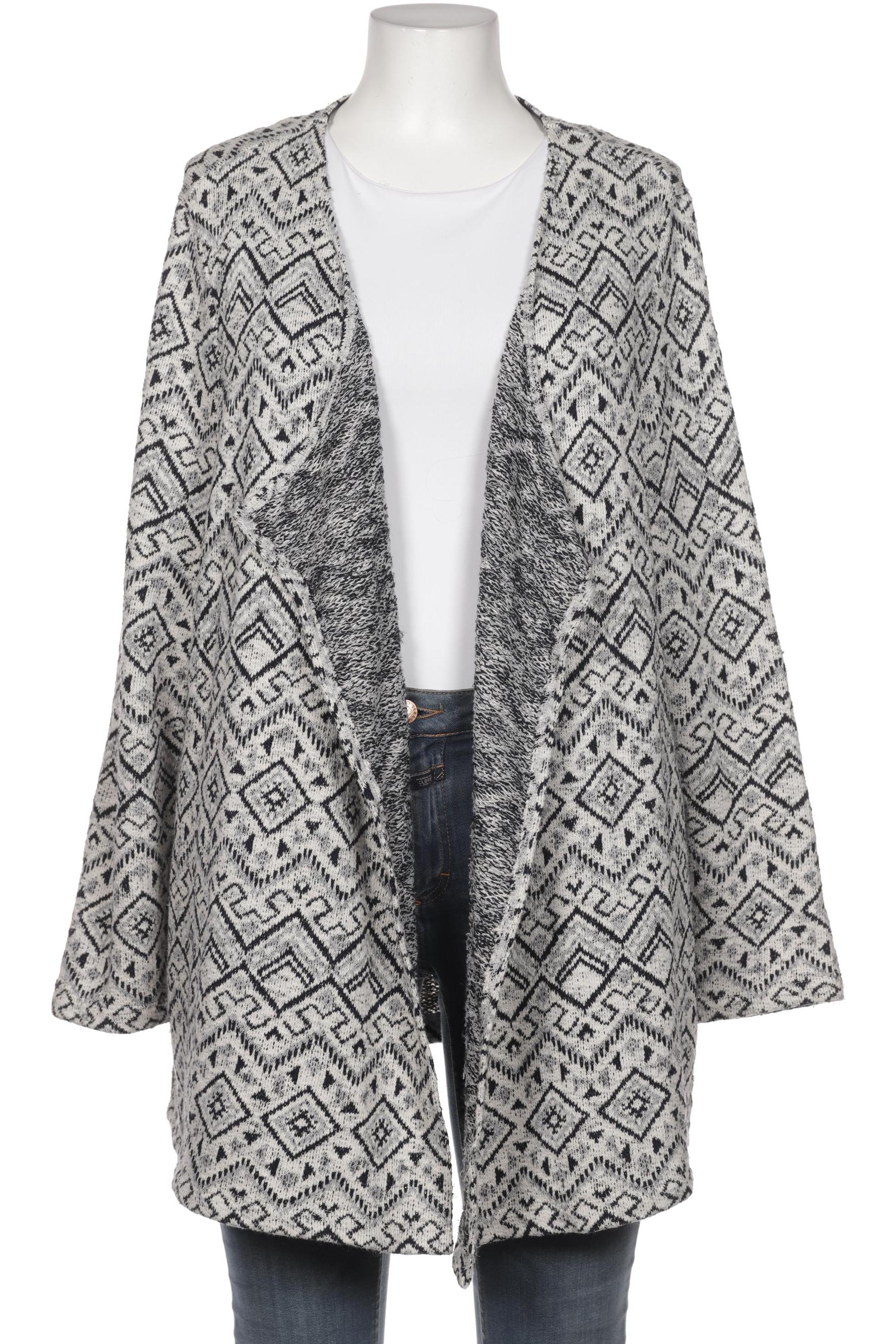 

Ulla Popken Damen Strickjacke, grau, Gr. 50