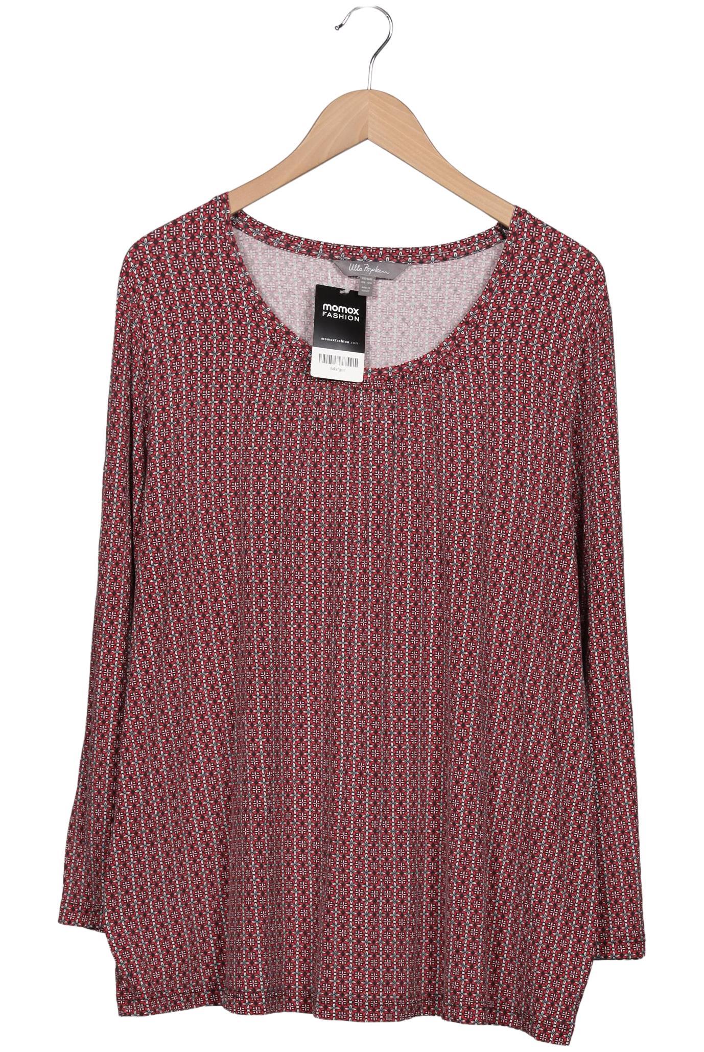 

Ulla Popken Damen Langarmshirt, bordeaux, Gr. 46