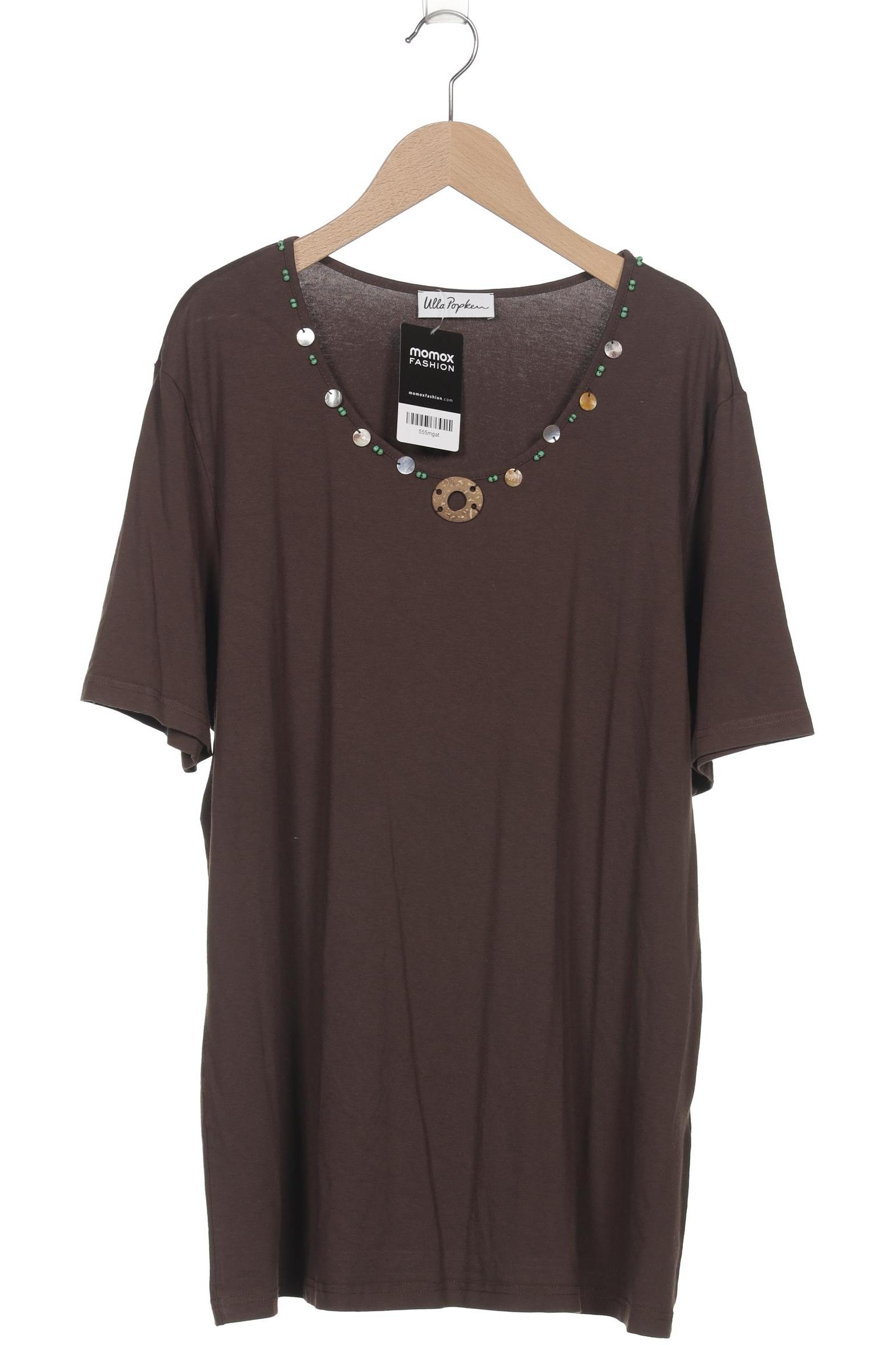 

Ulla Popken Damen T-Shirt, braun, Gr. 46