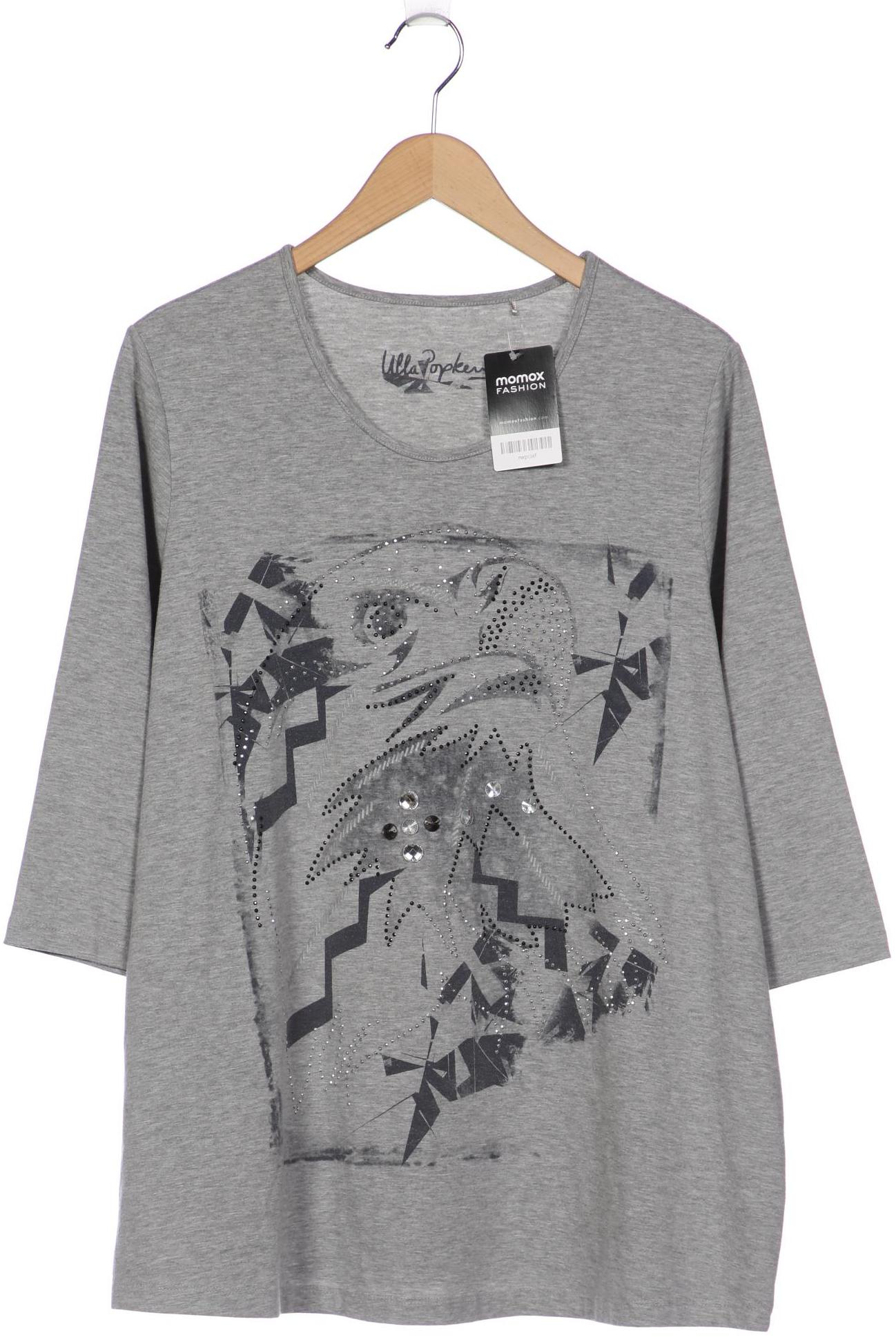 

Ulla Popken Damen Langarmshirt, grau