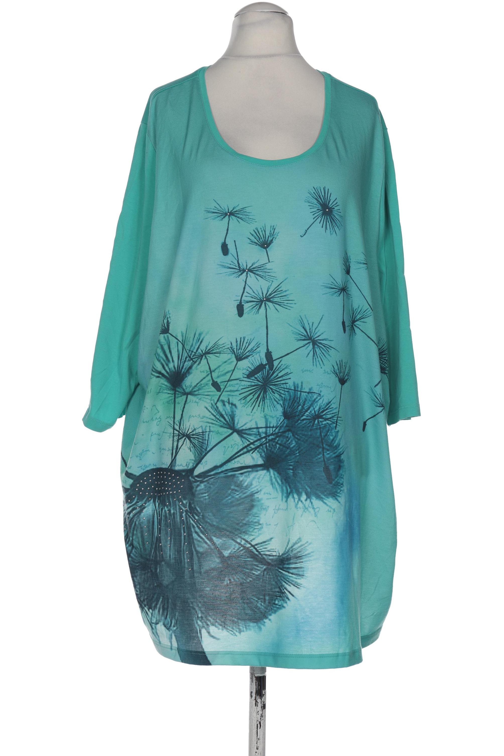 

Ulla Popken Damen T-Shirt, türkis, Gr. 54