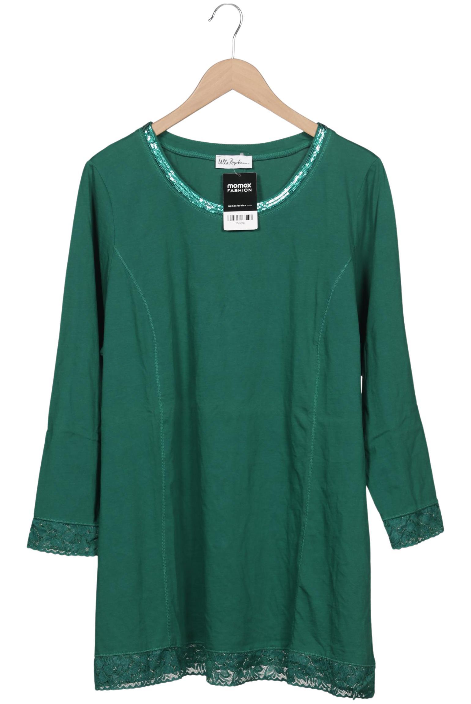 

Ulla Popken Damen Langarmshirt, grün, Gr. 50