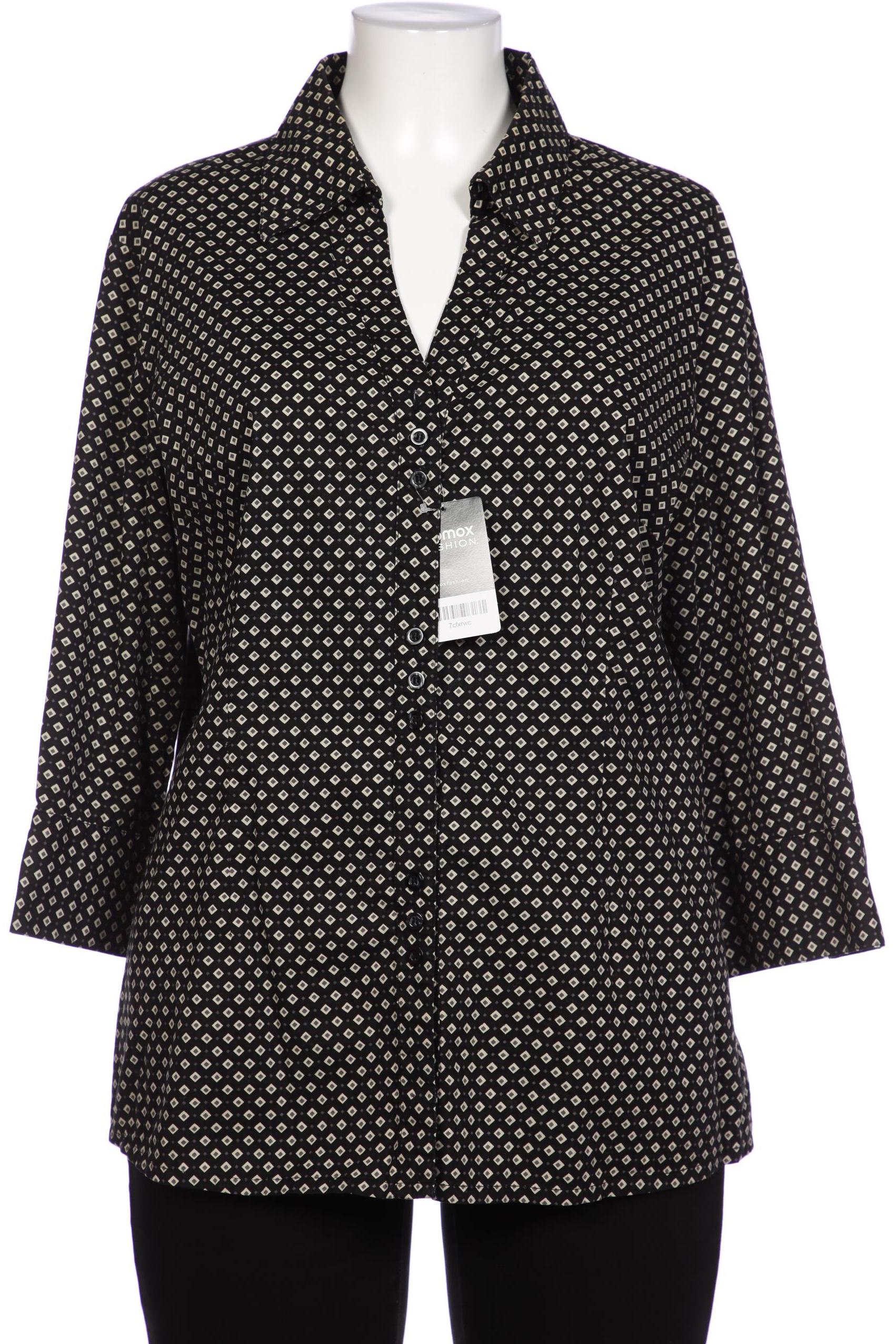 

Ulla Popken Damen Bluse, schwarz, Gr. 46