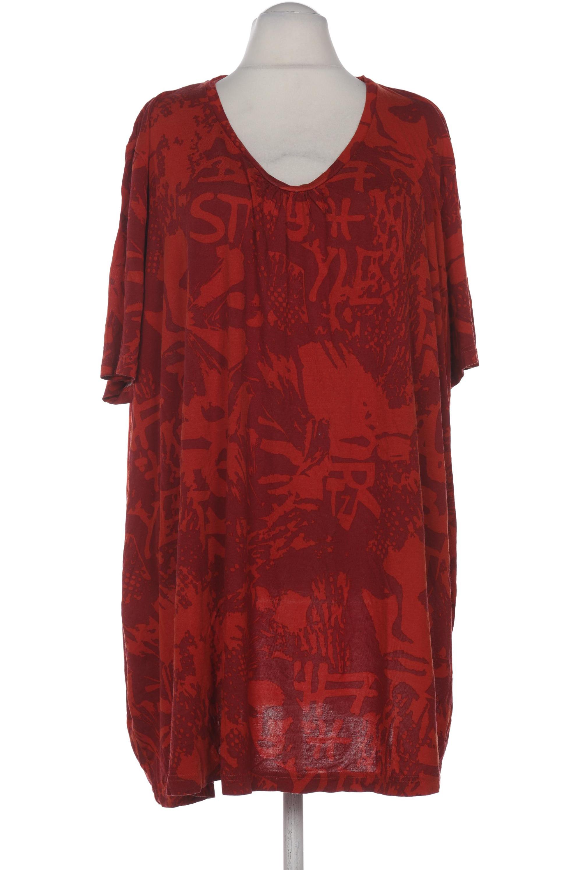 

Ulla Popken Damen T-Shirt, orange, Gr. 58