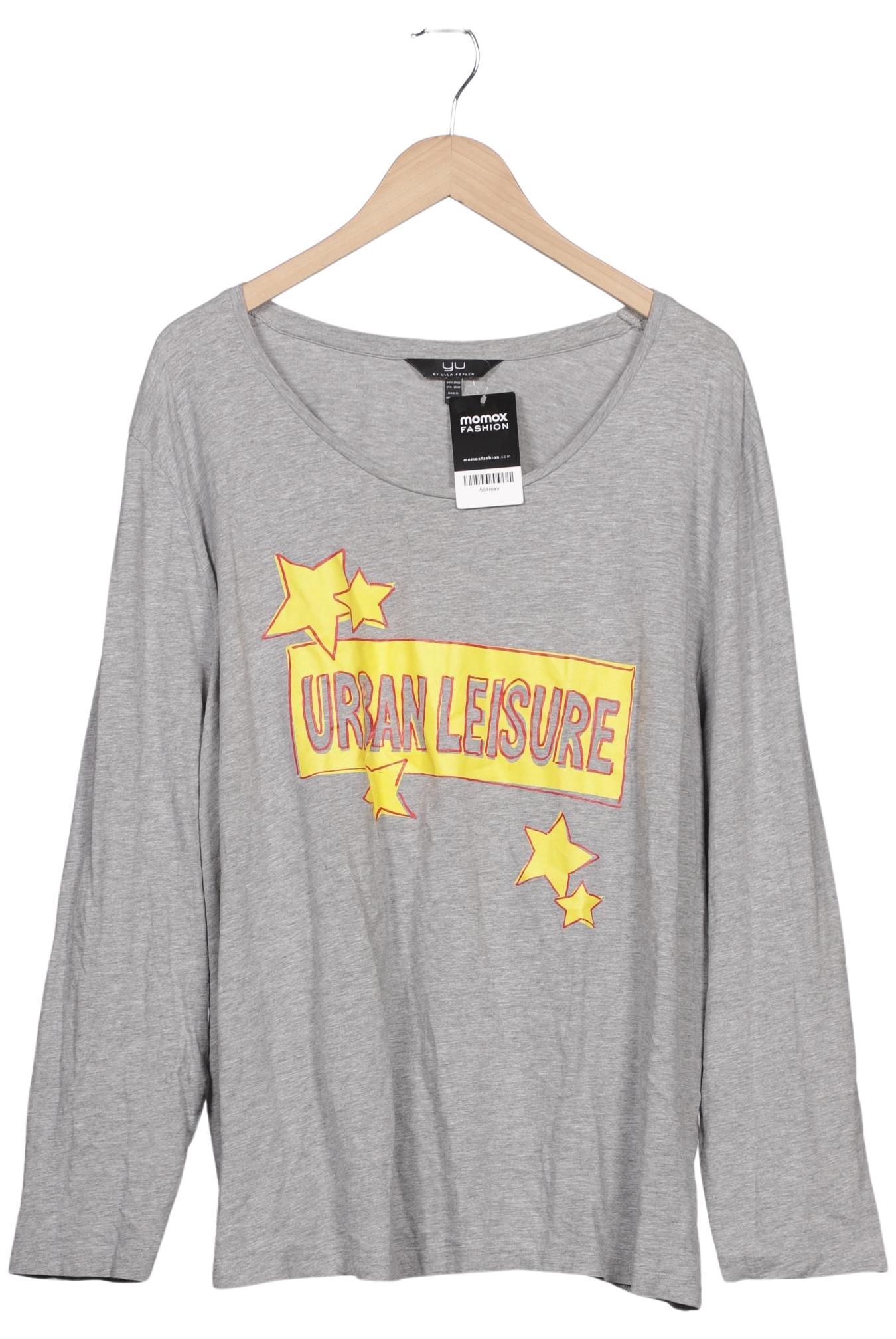 Thumbnail - Ulla Popken Damen Langarmshirt, grau, Gr. 50