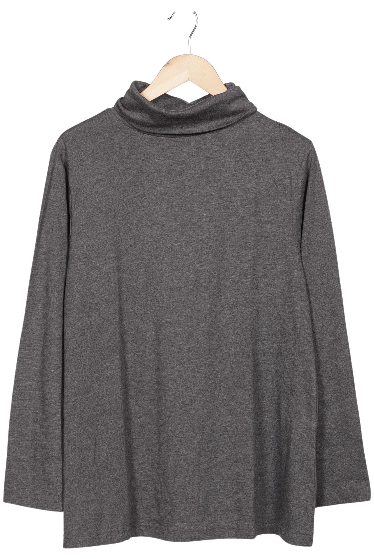 

Ulla Popken Damen Langarmshirt, grau, Gr. 46