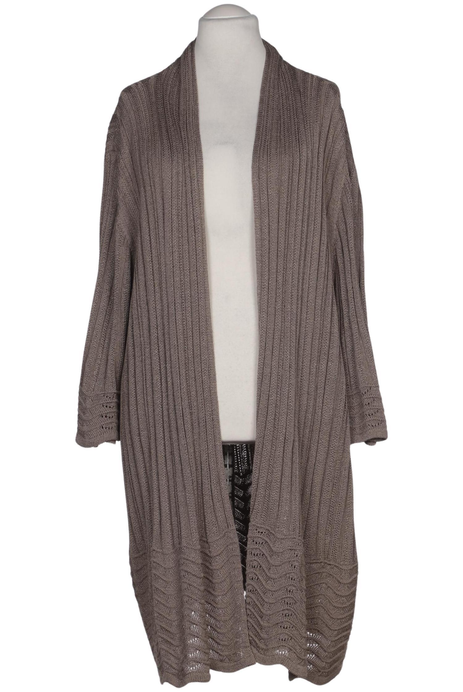 

Ulla Popken Damen Strickjacke, braun, Gr. 62