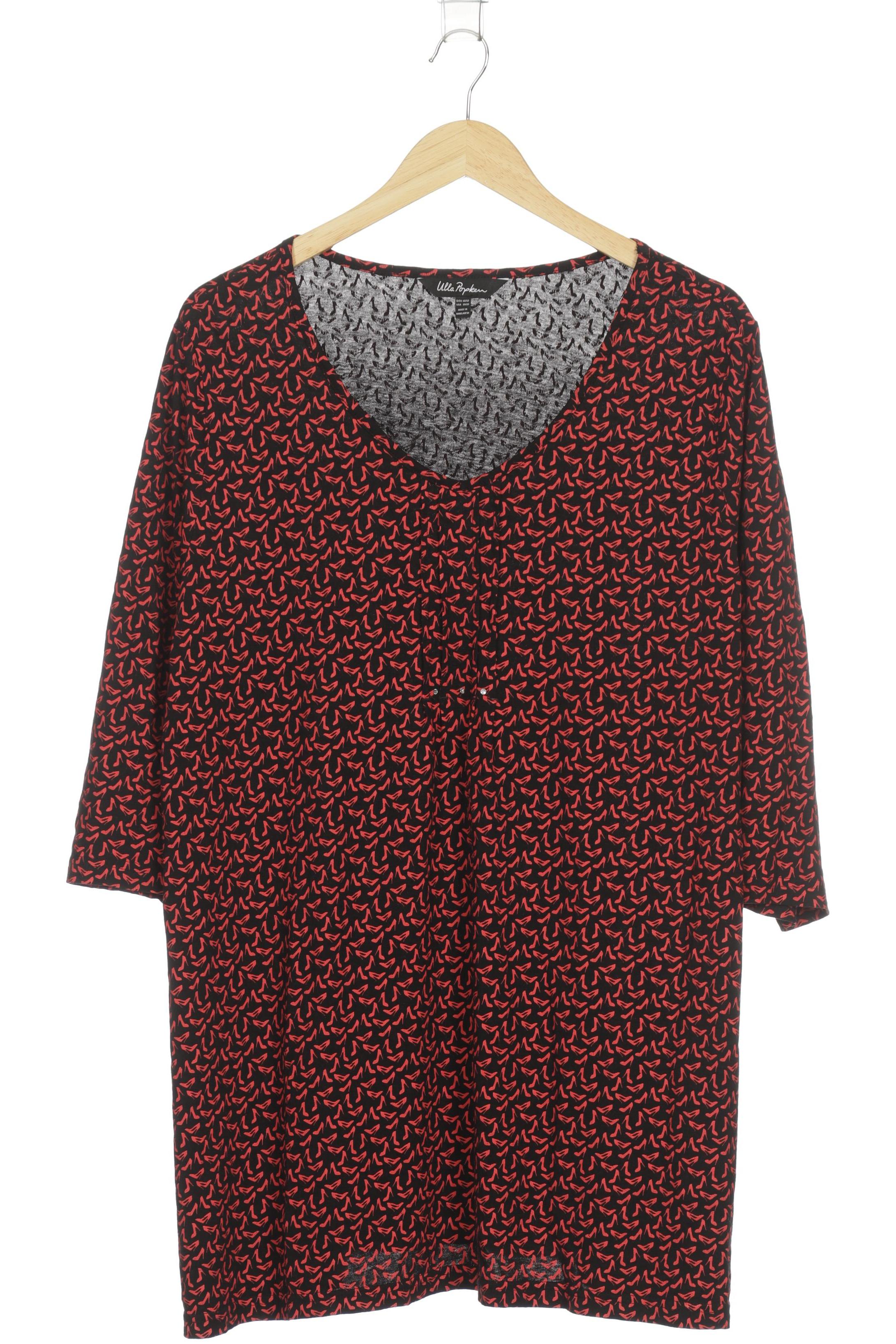 

Ulla Popken Damen Langarmshirt, rot, Gr. 50