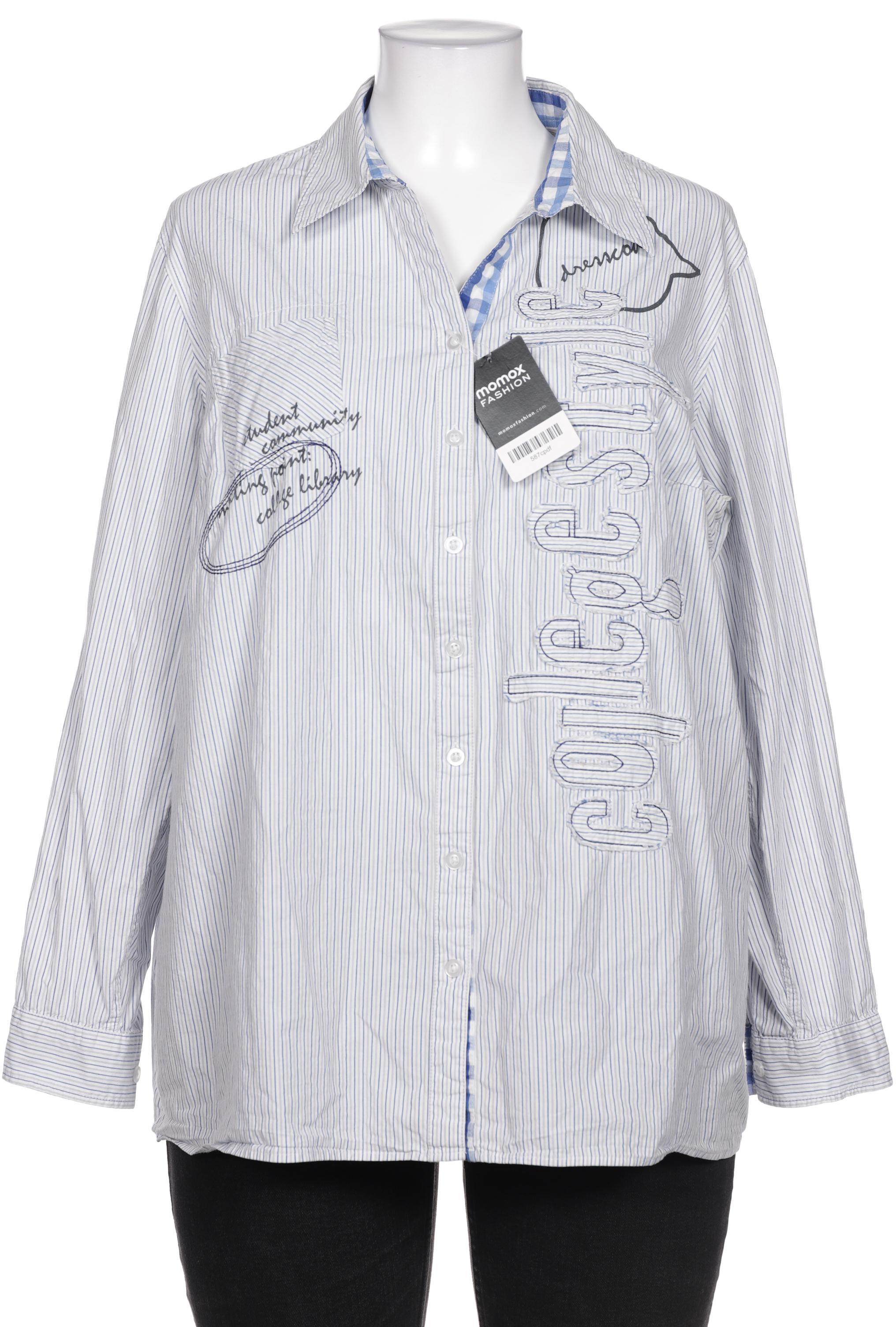 

Ulla Popken Damen Bluse, blau, Gr. 46