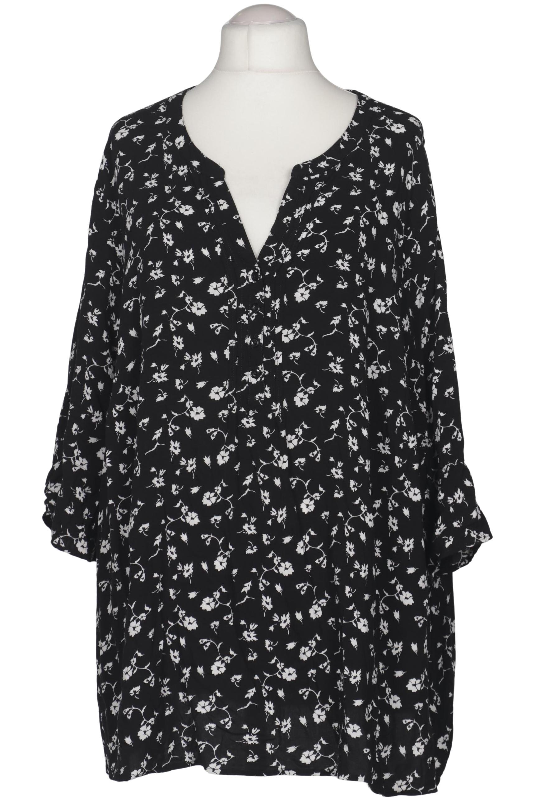 

Ulla Popken Damen Bluse, schwarz, Gr. 58