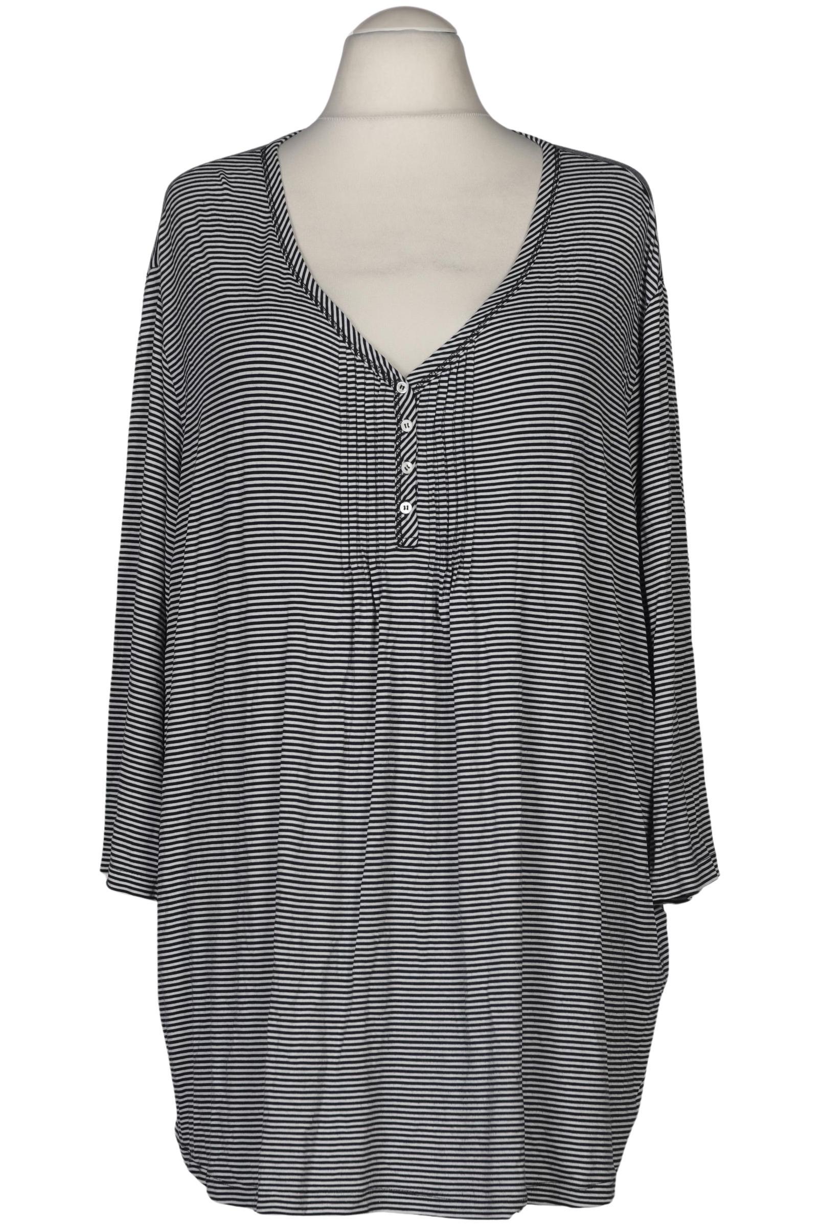 

Ulla Popken Damen Langarmshirt, weiß, Gr. 58