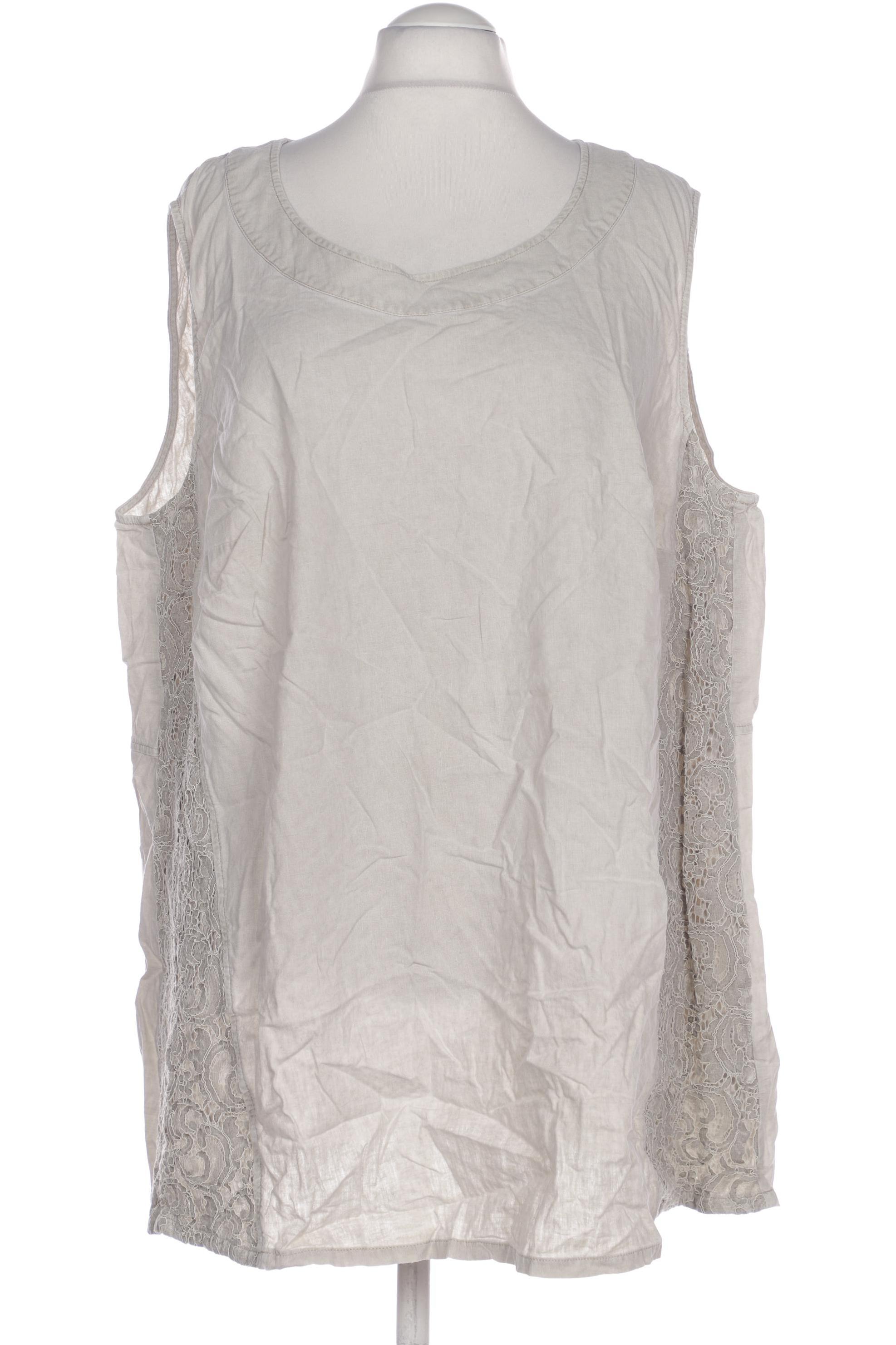 

Ulla Popken Damen Bluse, beige, Gr. 54