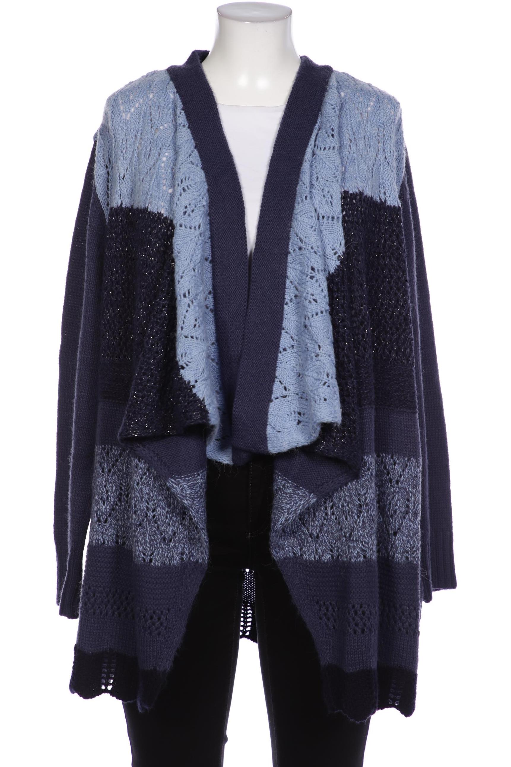 

Ulla Popken Damen Strickjacke, blau, Gr. 50