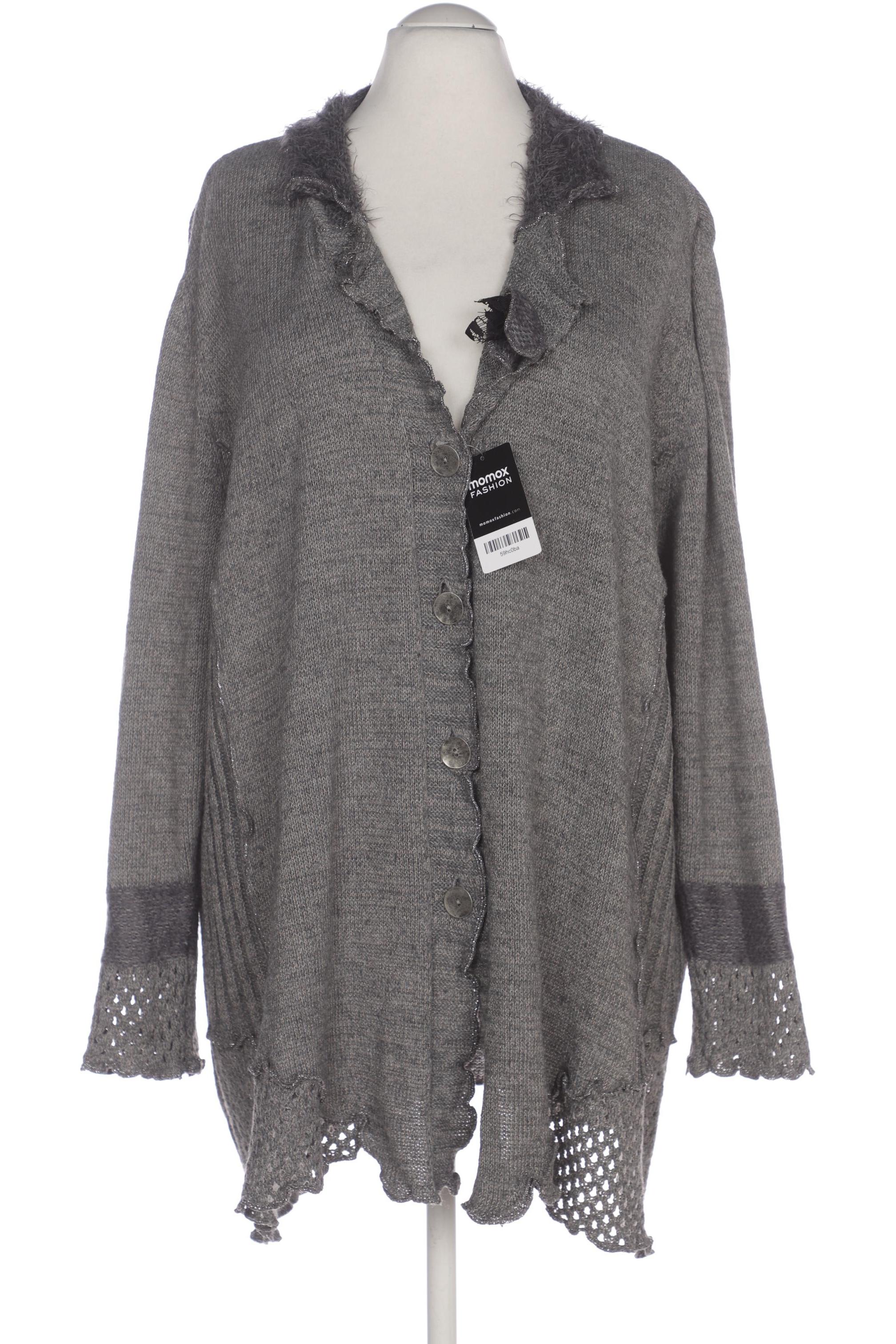 

Ulla Popken Damen Strickjacke, grau, Gr. 54