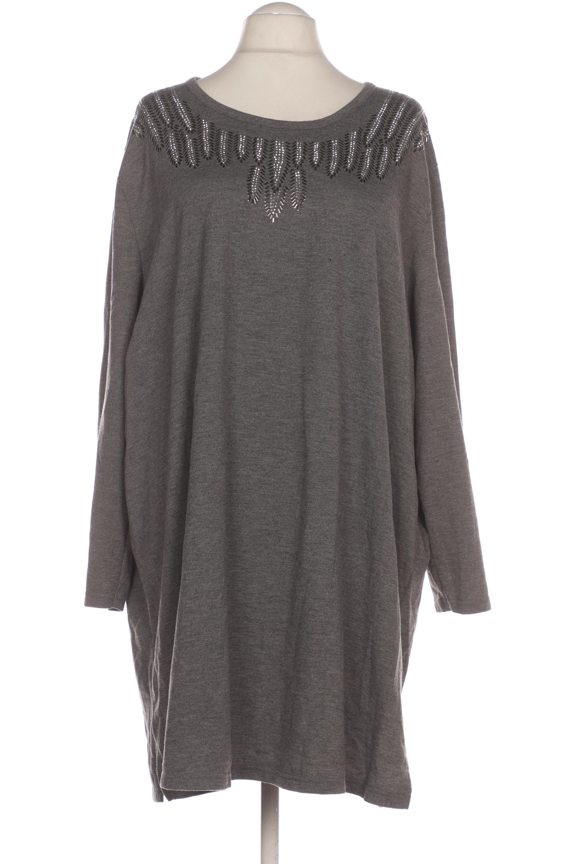 

Ulla Popken Damen T-Shirt, grau, Gr. 58