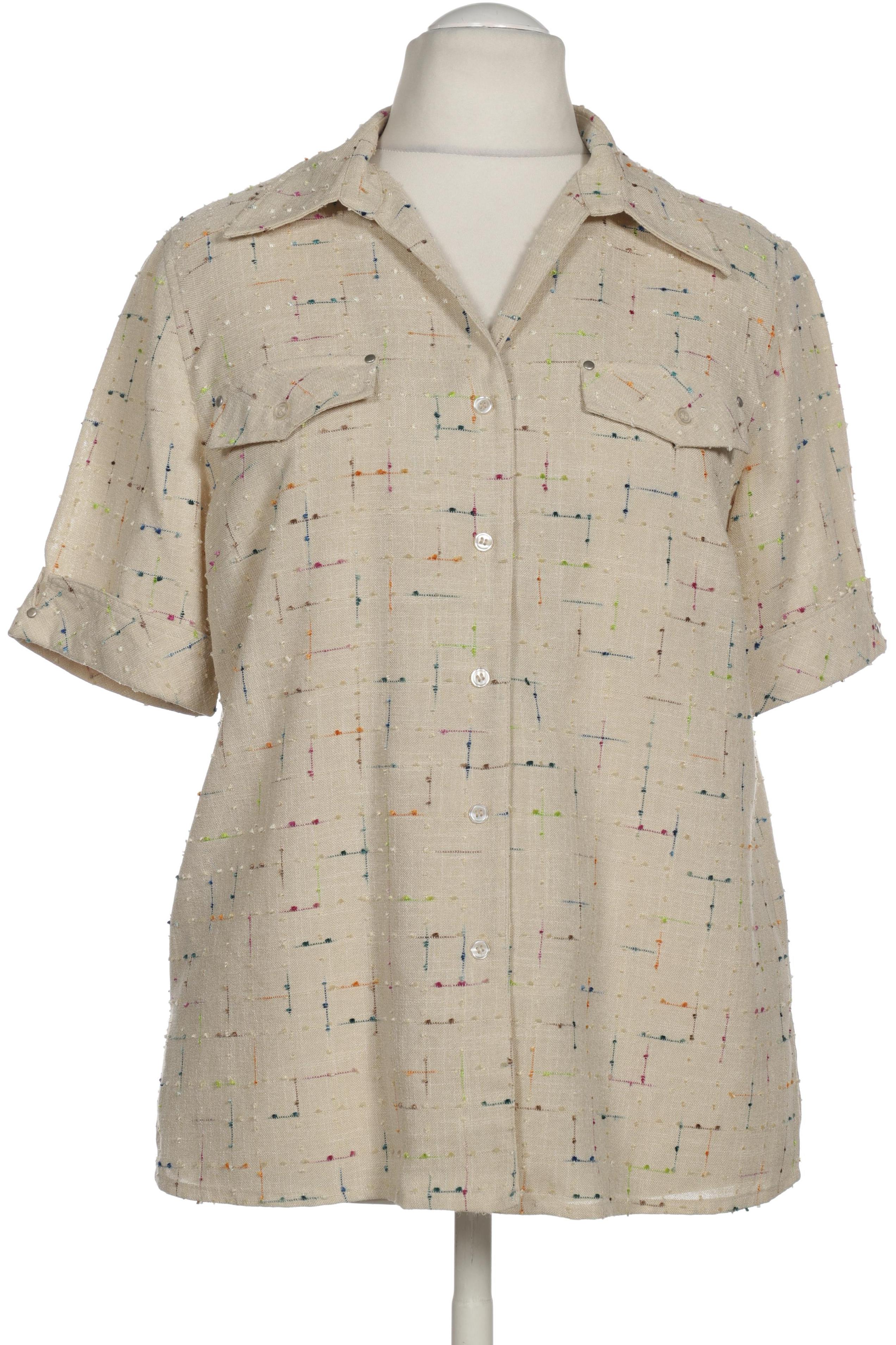 

Ulla Popken Damen Bluse, beige, Gr. 48