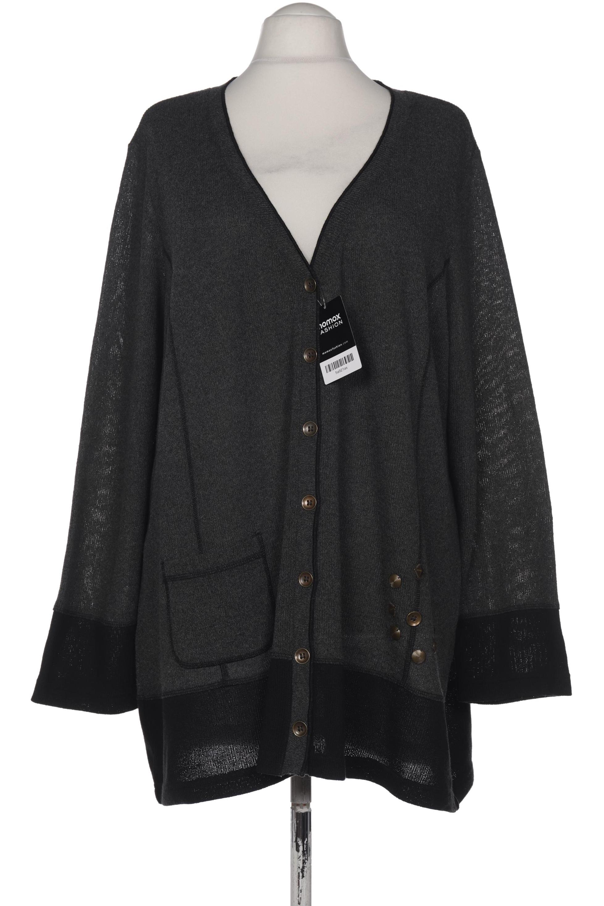 

Ulla Popken Damen Strickjacke, grau, Gr. 54