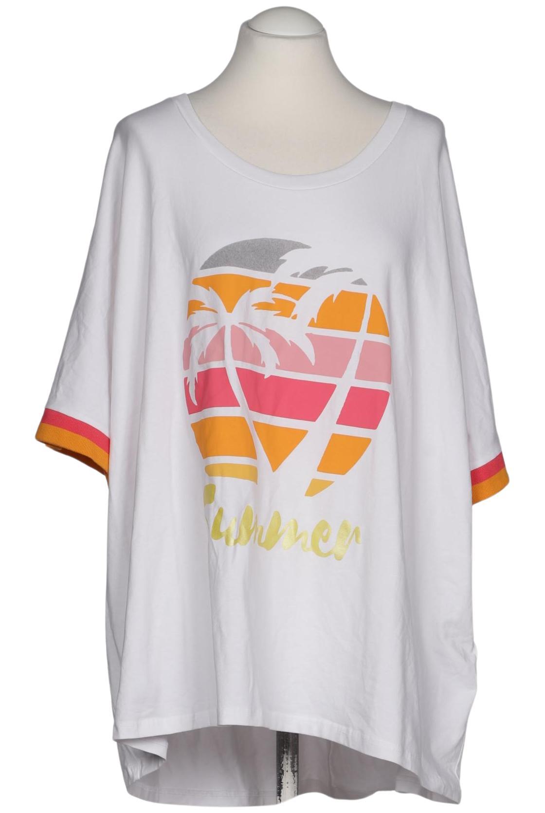 

Ulla Popken Damen T-Shirt, weiß, Gr. 54