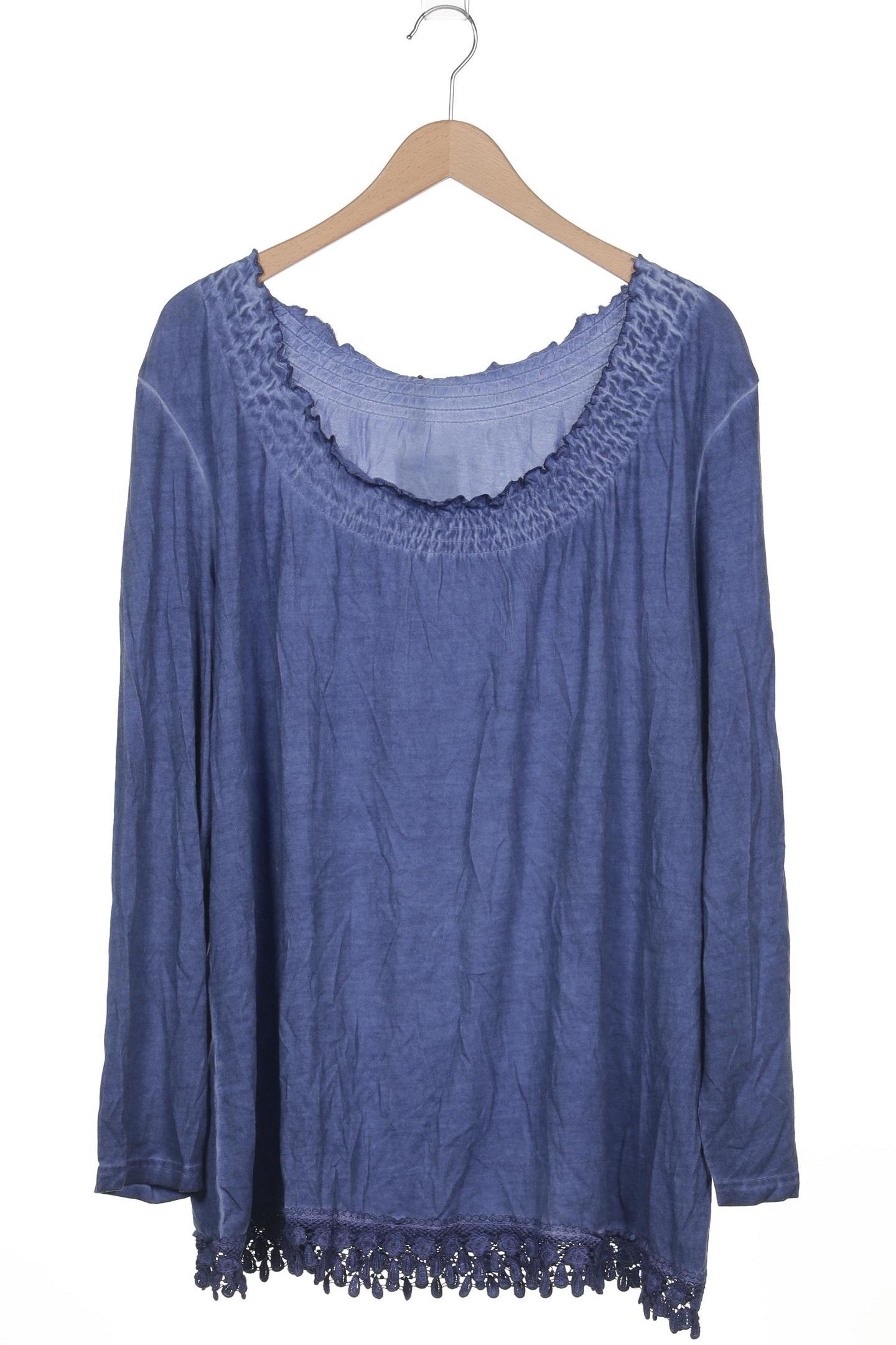 

Ulla Popken Damen Langarmshirt, blau