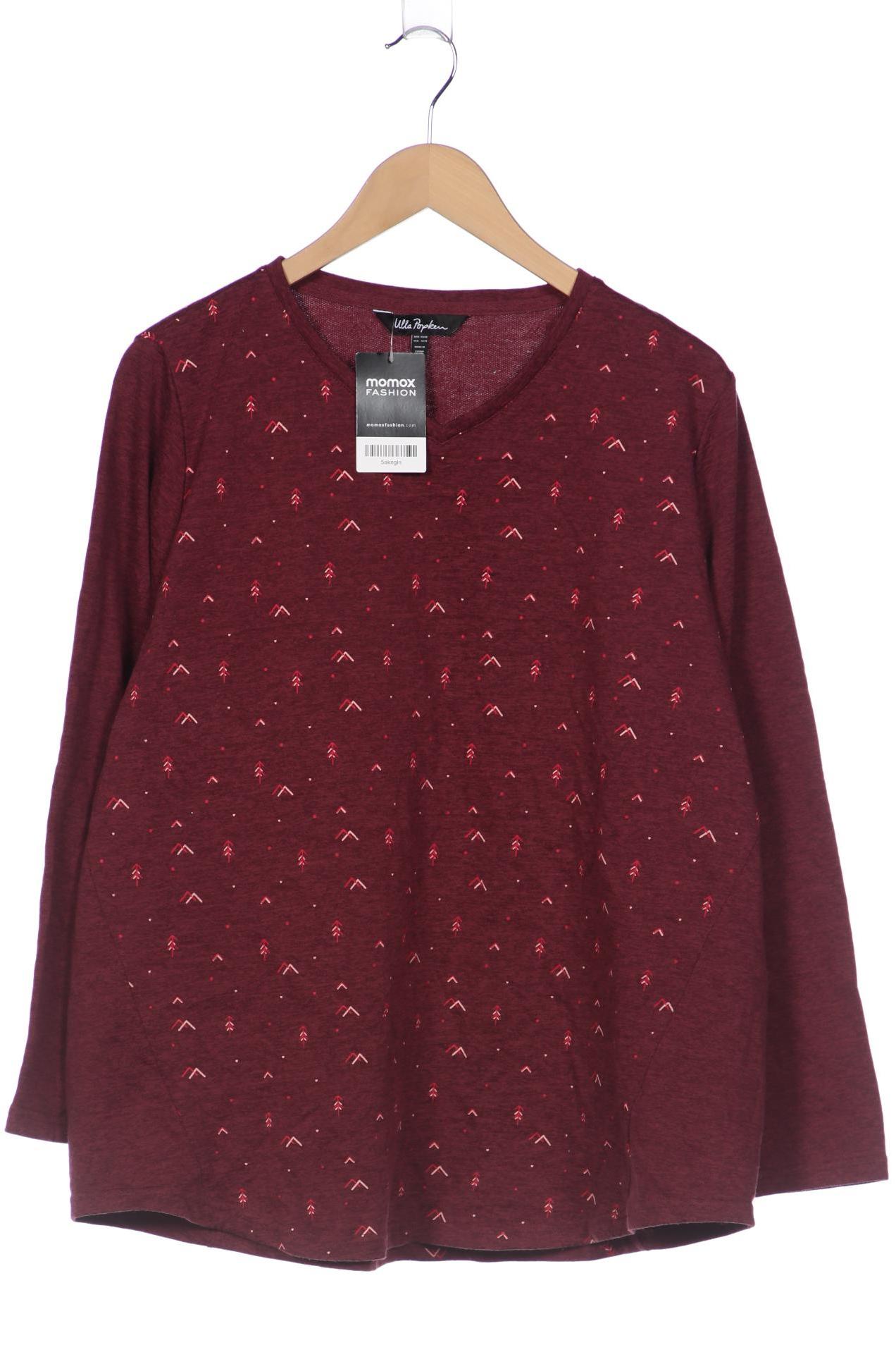 

Ulla Popken Damen Sweatshirt, bordeaux, Gr. 46