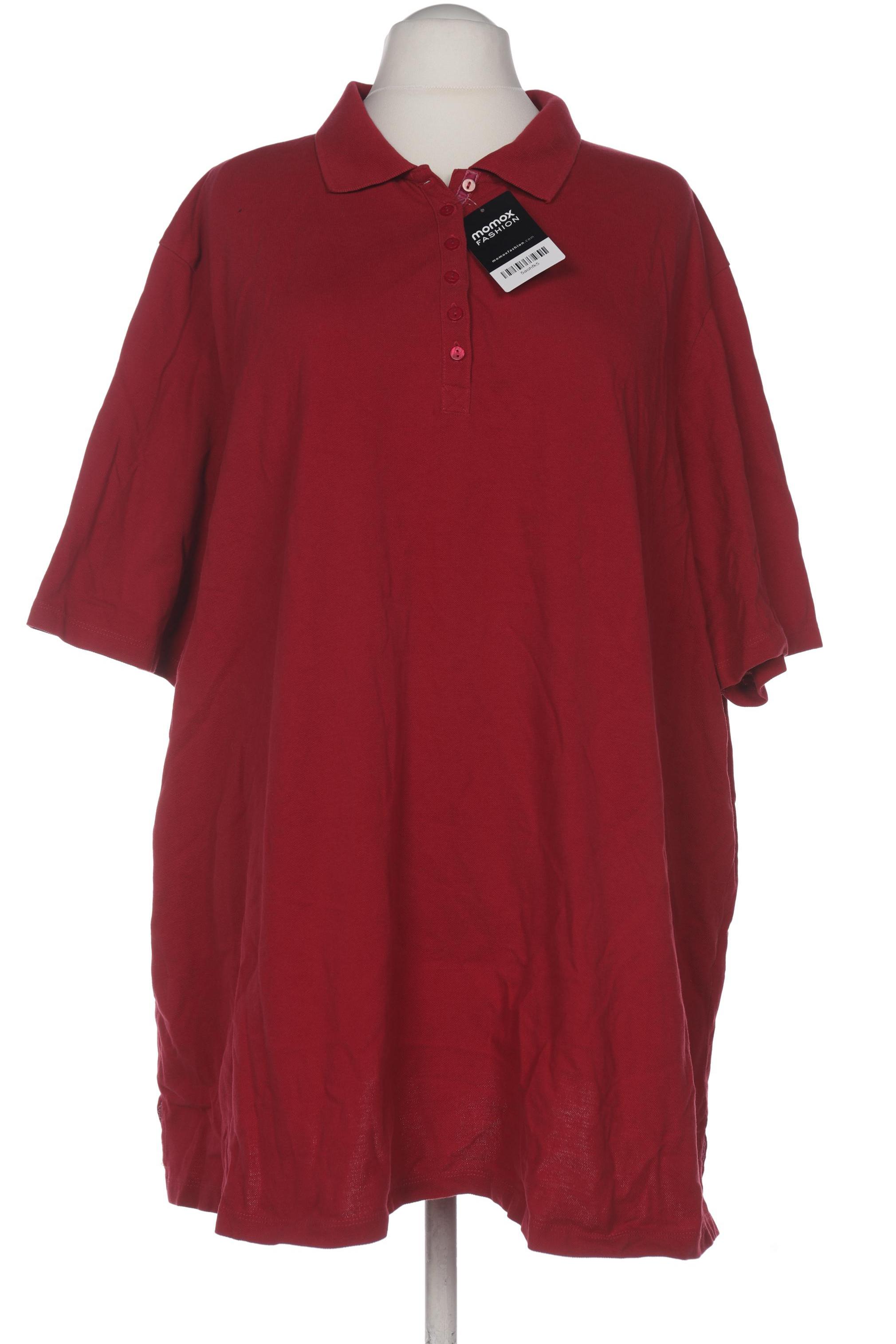 

Ulla Popken Damen Poloshirt, bordeaux, Gr. 58