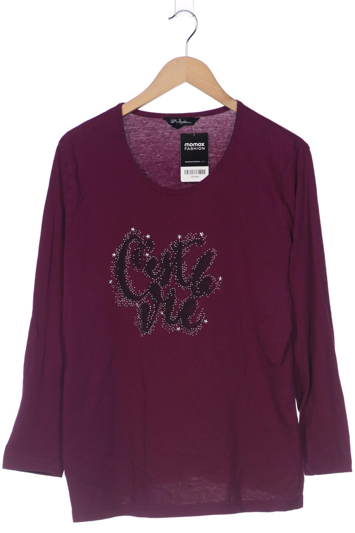 

Ulla Popken Damen Langarmshirt, flieder, Gr. 46