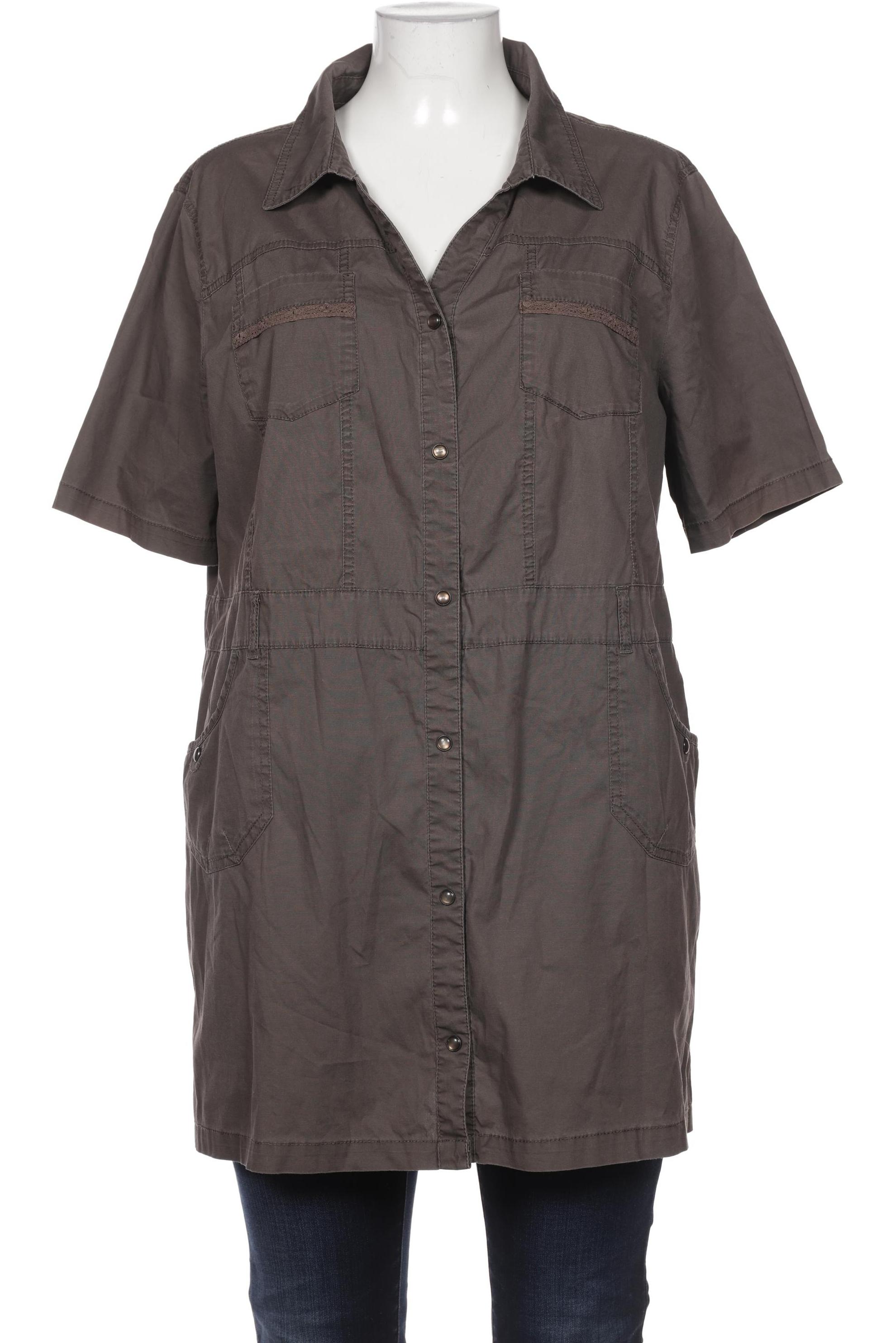 

Ulla Popken Damen Bluse, braun, Gr. 48