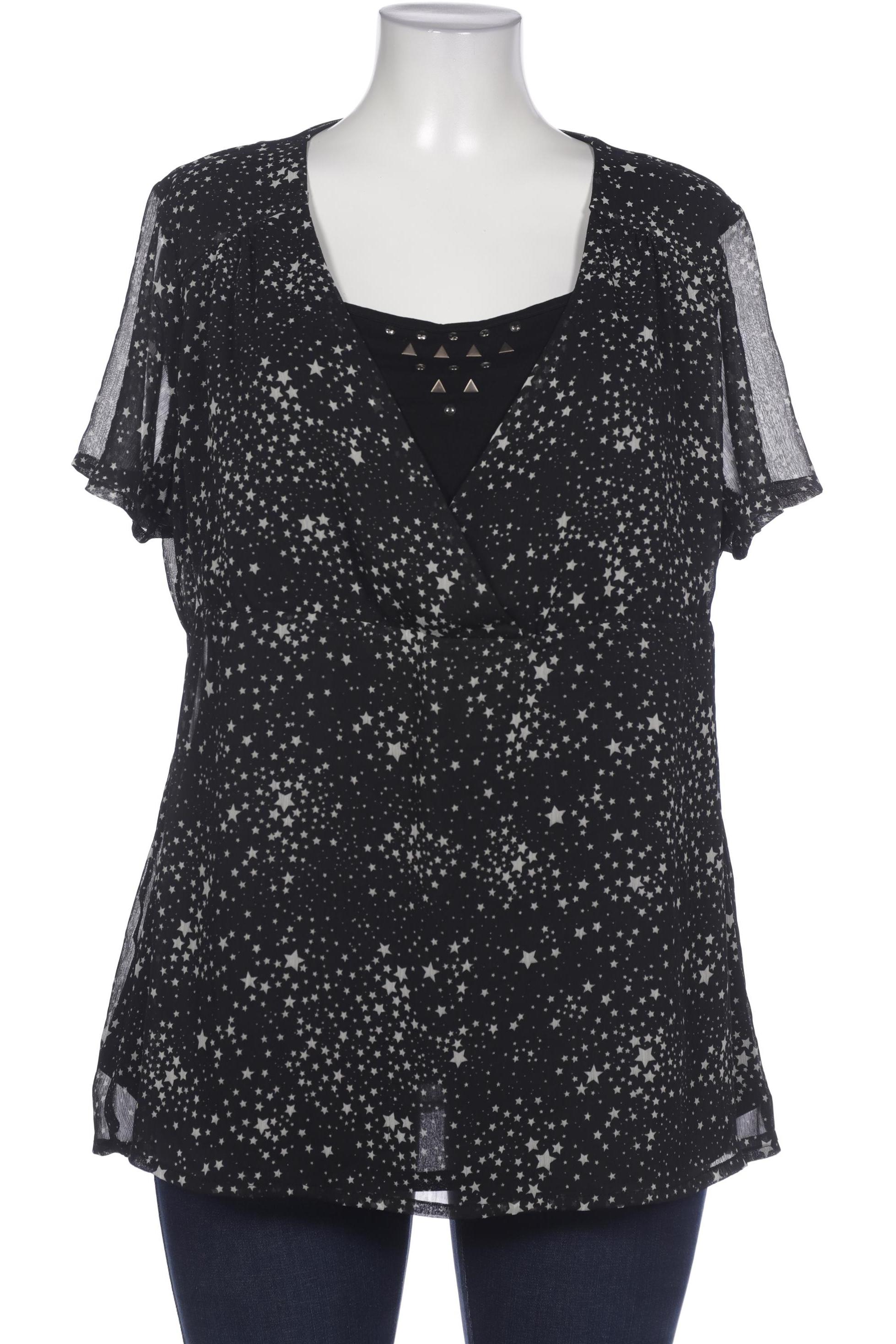 

Ulla Popken Damen Bluse, schwarz, Gr. 46